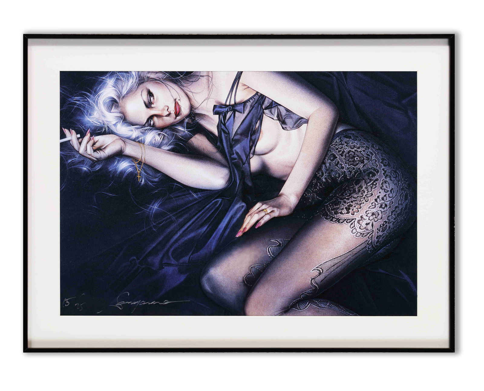 YOICHIRO KAWAGUCHI,ALLURING FACE,SCREENPRINT ON PAPER: YOICHIRO KAWAGUCHI,ALLURING FACE,SCREENPRINT ON PAPERDimensions:Image size:35 x 50 cm. All measured values are approximate.Provenance and Authenticity:This item includes a certificate of