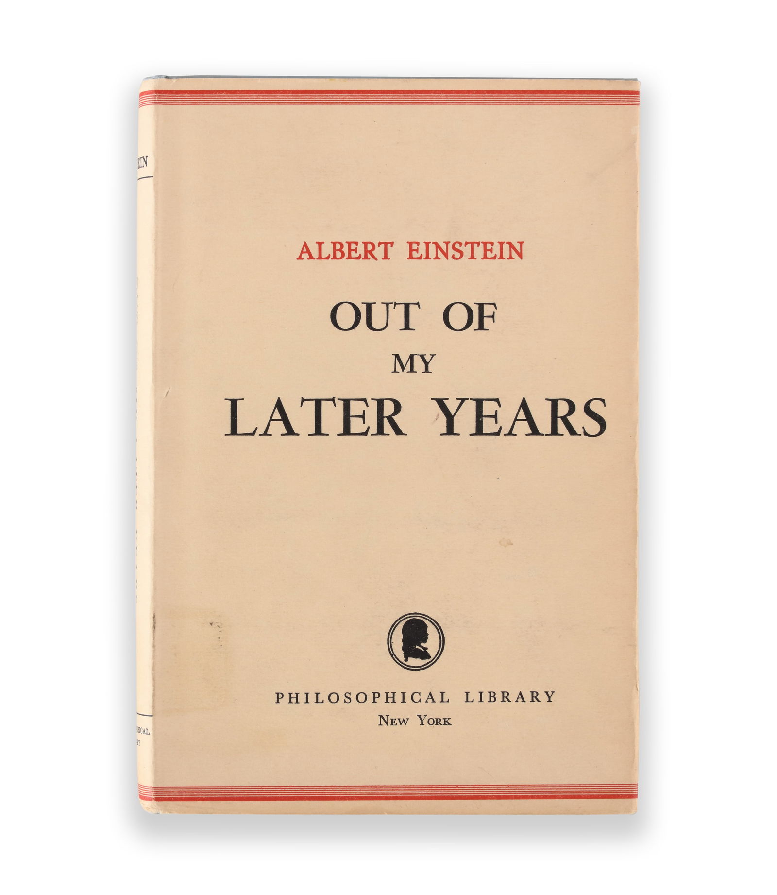 ALBERT EINSTEIN - SIGNED OUT OF MY LATER YEARS (PHILOSOPHICAL LIBRARY, NEW YORK) (1 of 4)