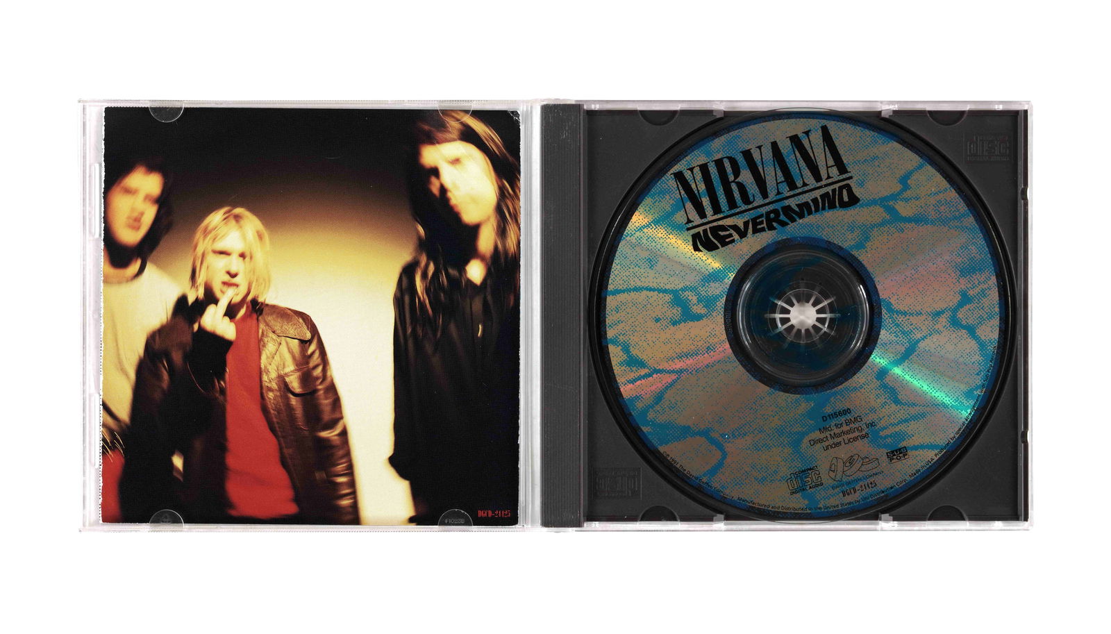 NIRVANA - SIGNED "NEVERMIND" CD (DGC RECORDS, 1991) - 3