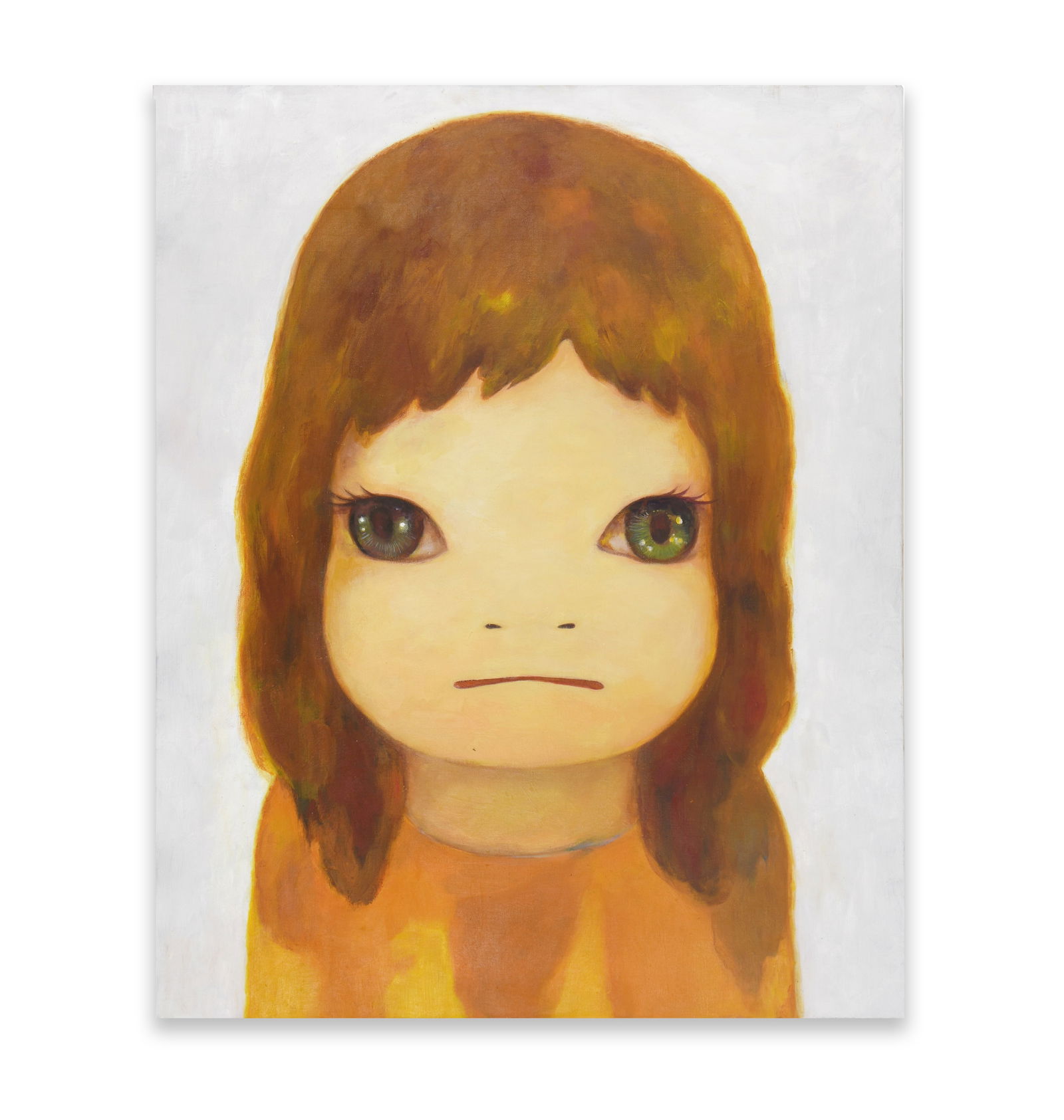 YOSHITOMO NARA (B. 1959), ATTRIBUTED TO, ACRYLIC ON CANVAS: YOSHITOMO NARA (B. 1959), ATTRIBUTED TO, ACRYLIC ON CANVASDimensions:Image size:100 × 80.5 cm. All measured values are approximate.Provenance and Authenticity:This item includes a certificate of