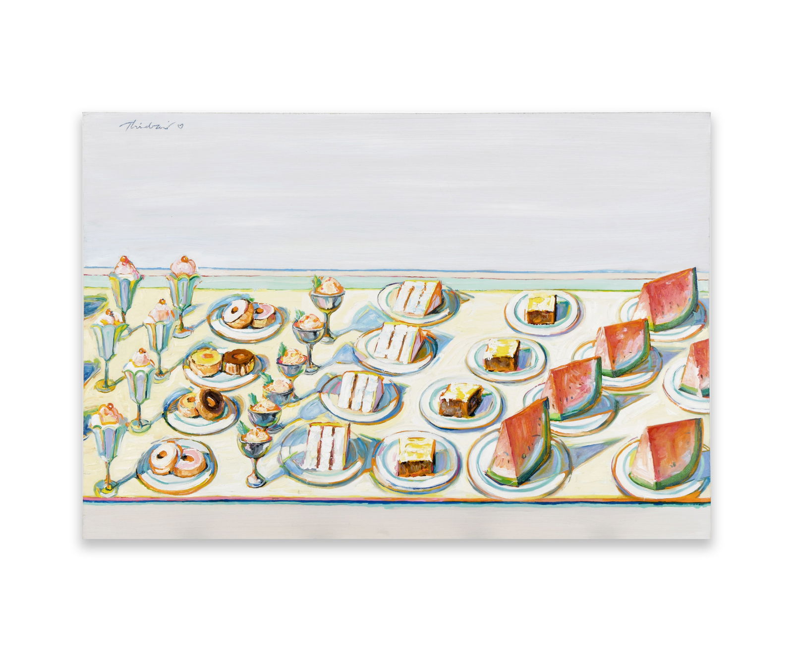 WAYNE THIEBAUD (1920-2021), ATTRIBUTED TO, OIL ON CANVAS (1 of 3)