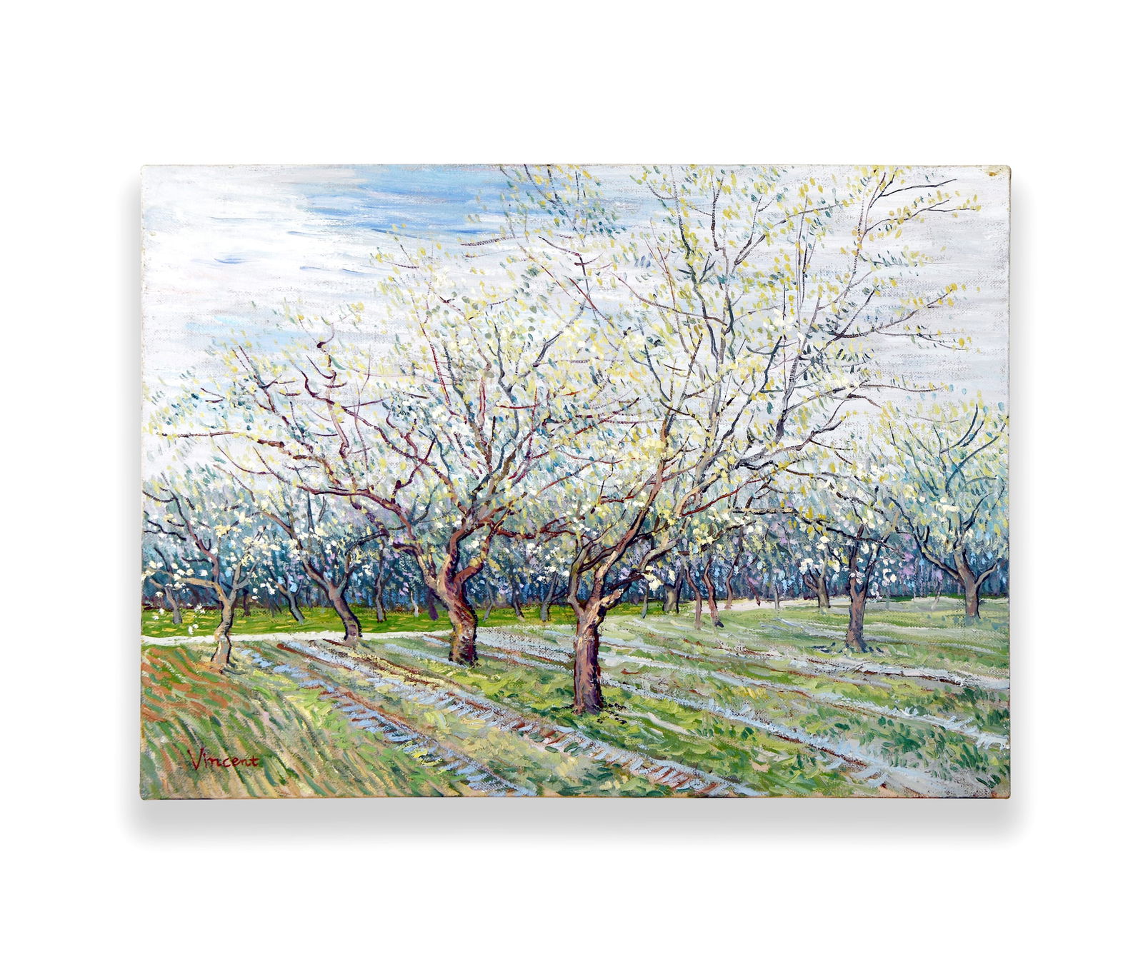 VINCENT VAN GOGH (1853-1890), ATTRIBUTED TO, OIL ON CANVAS: VINCENT VAN GOGH (1853-1890), ATTRIBUTED TO, OIL ON CANVASDimensions:Image size:55 × 74 cm. All measured values are approximate.Provenance and Authenticity:This item includes a certificate of