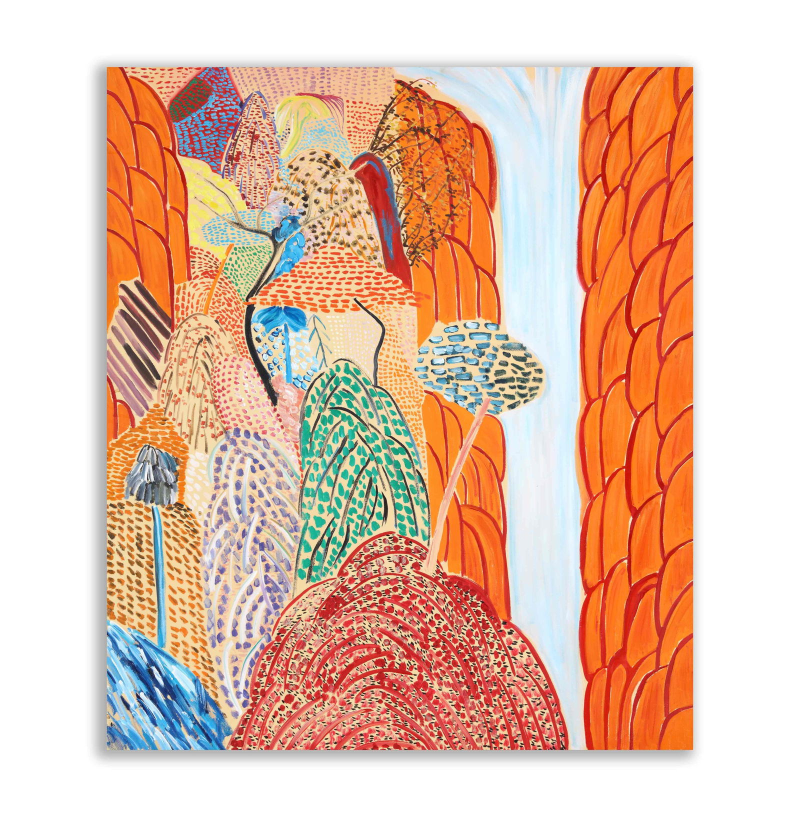 MATTHEW WONG (1984-2019), ATTRIBUTED TO, OIL ON CANVAS: MATTHEW WONG (1984-2019), ATTRIBUTED TO, OIL ON CANVASDimensions:Image size:100.8 x 86.8 cm. All measured values are approximate.Provenance and Authenticity:This item includes a certificate of