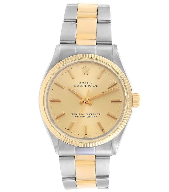 ROLEX OYSTER PERPETUAL TWO-TONE WATCH (1 of 1)
