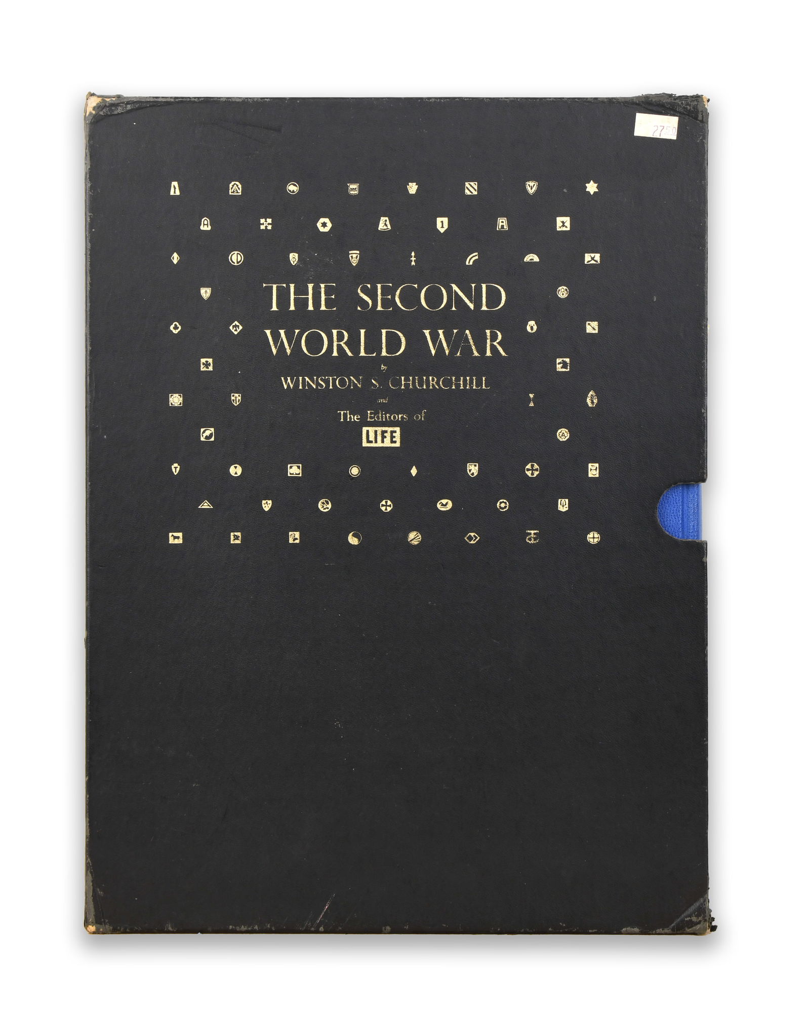 WINSTON S. CHURCHILL (1874–1965), SIGNED, THE SECOND WORLD WAR – WAR SPEECHES OF WINSTON S.: WINSTON S. CHURCHILL (1874–1965), SIGNED, THE SECOND WORLD WAR – WAR SPEECHES OF WINSTON S. CHURCHILL, RECORD ALBUM SETProvenance and Authenticity:This item includes a certificate of