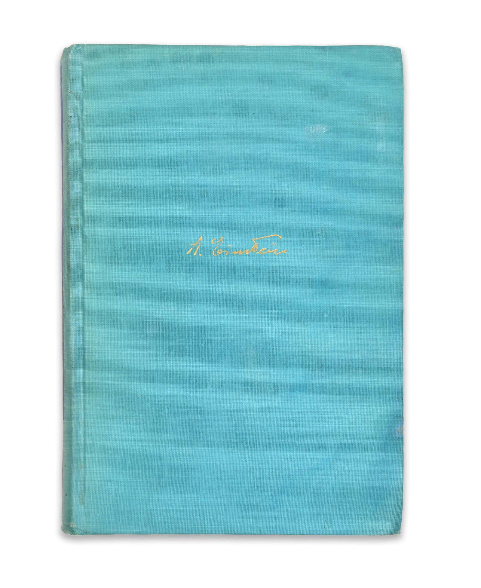 ALBERT EINSTEIN (1879–1955), SIGNED, OUT OF MY LATER YEARS, PHILOSOPHICAL LIBRARY, NEW YORK: ALBERT EINSTEIN (1879–1955), SIGNED, OUT OF MY LATER YEARS, PHILOSOPHICAL LIBRARY, NEW YORKProvenance and Authenticity:This item includes a certificate of authenticity. This copy of Out of My Later