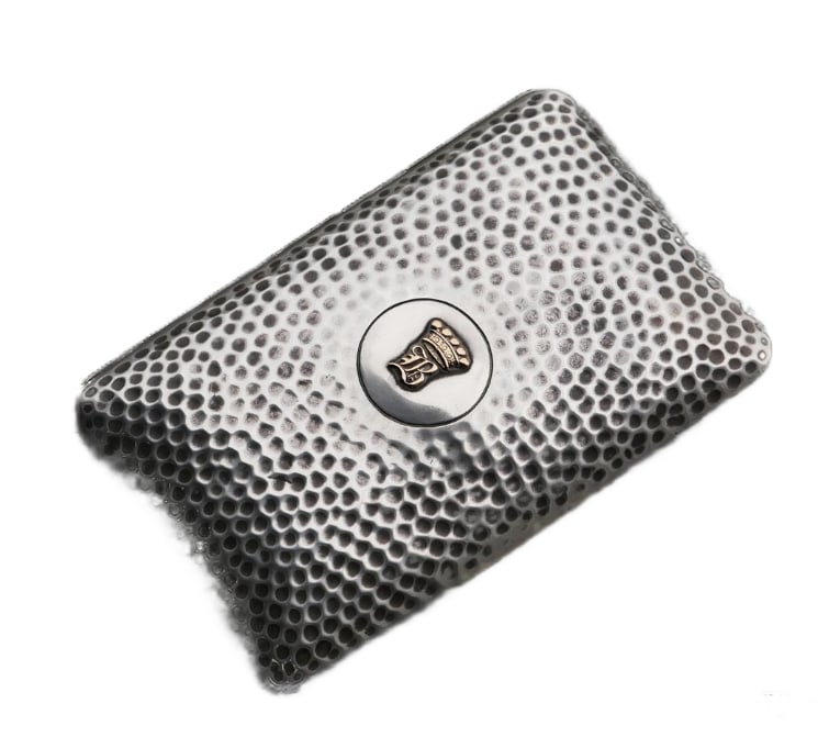 VINTAGE BRITISH SILVER CIGARETTE CASE (1 of 1)