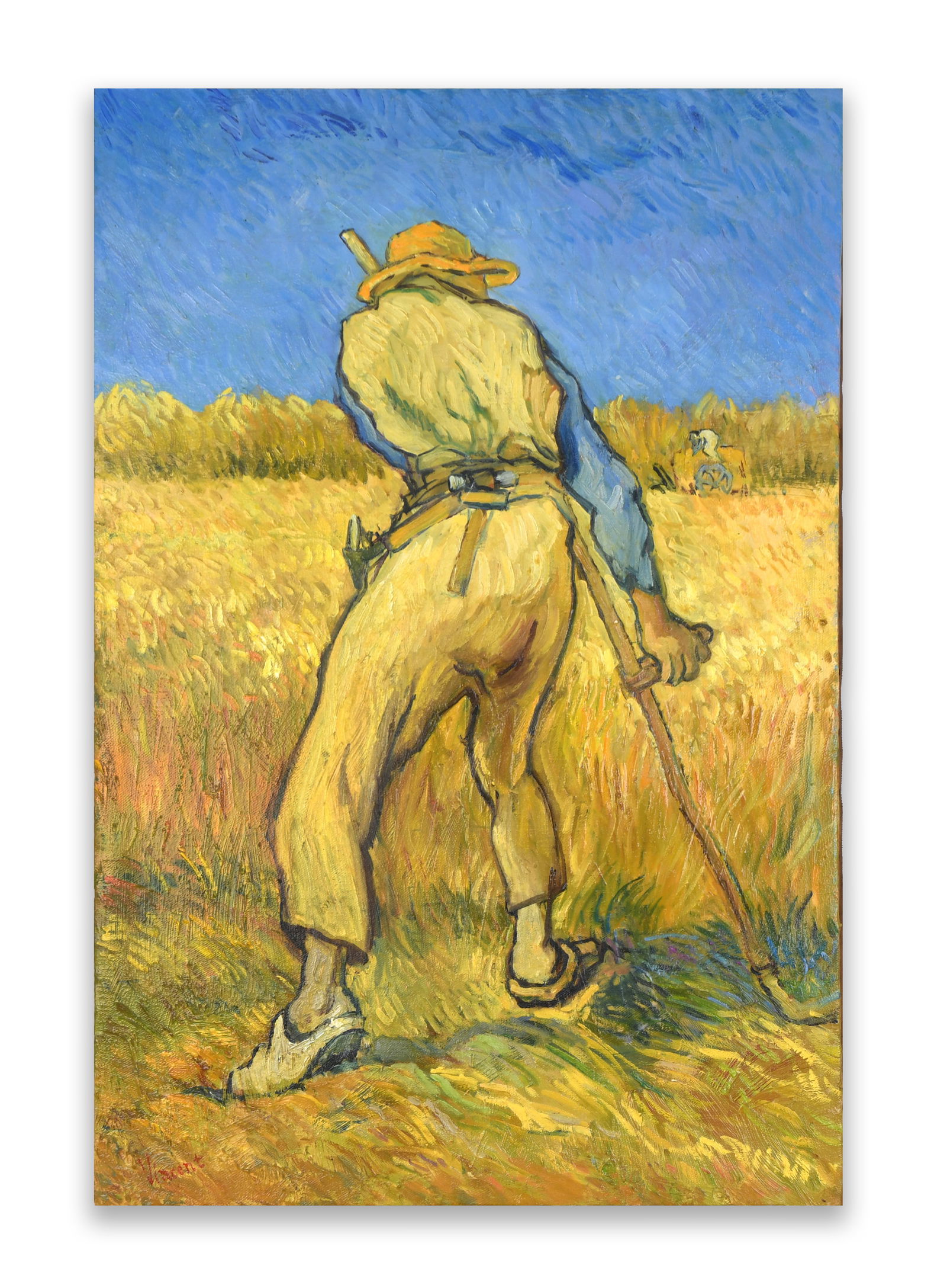 VINCENT VAN GOGH (1853–1890), ATTRIBUTED TO, OIL ON CANVAS: VINCENT VAN GOGH (1853–1890), ATTRIBUTED TO, OIL ON CANVASDimensions:Image size:75.8 × 48.8 cm. All measured values are approximate.Provenance and Authenticity:This item includes a certificate of