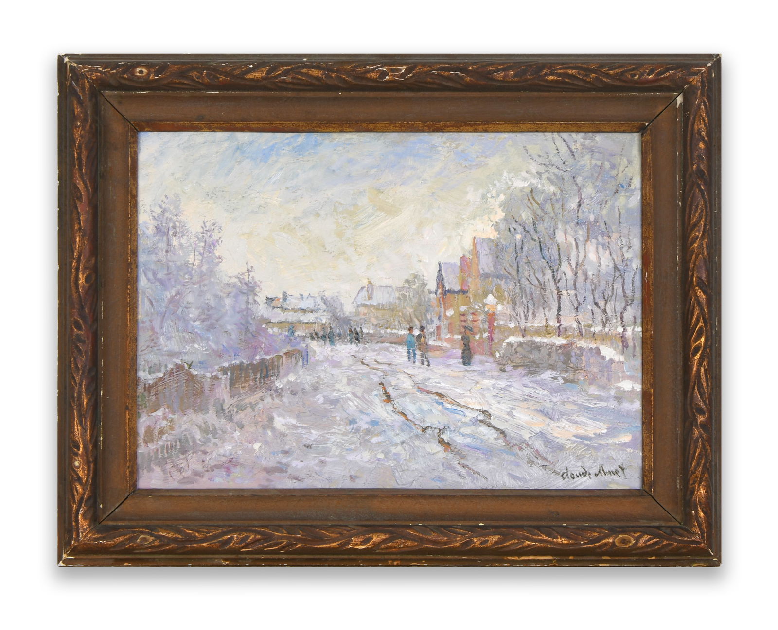 CLAUDE MONET (1840–1926), ATTRIBUTED TO, OIL ON CANVAS: CLAUDE MONET (1840–1926), ATTRIBUTED TO, OIL ON CANVAS Dimensions: Image size: 91 × 73 cm. All measured values are approximate. Outer frame size 92.3 × 74.2 cm. All measured values are approximate