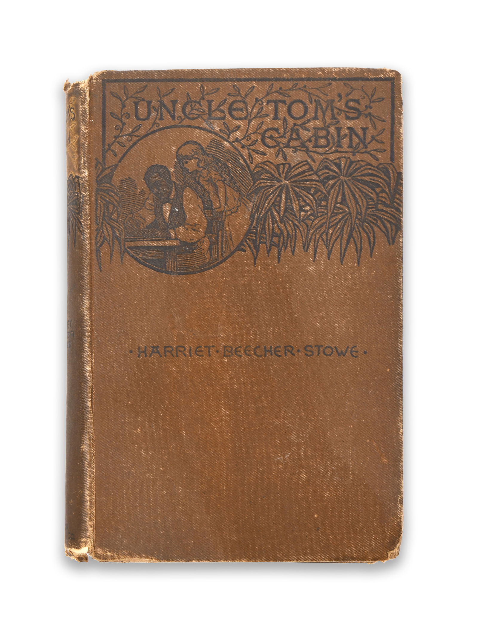 MARK TWAIN (SAMUEL L. CLEMENS, 1835–1910), SIGNED COPY OF UNCLE TOM'S CABIN BY HARRIET BEECHER: MARK TWAIN (SAMUEL L. CLEMENS, 1835–1910), SIGNED COPY OF UNCLE TOM'S CABIN BY HARRIET BEECHER STOWE, LATE 19TH CENTURY EDITION Provenance and Authenticity: This item includes a certificate of authe