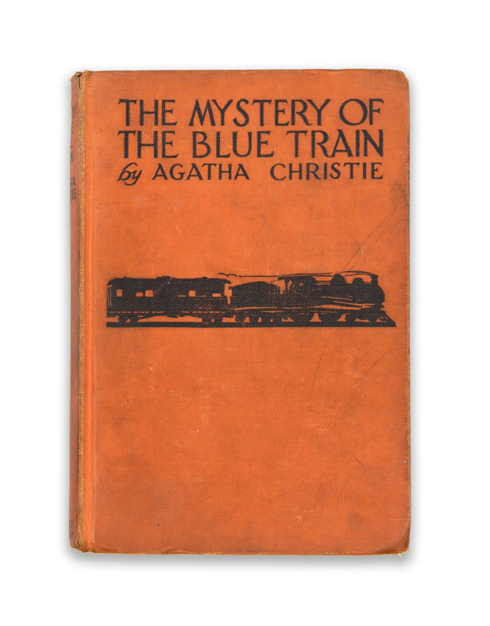 AGATHA CHRISTIE (1890–1976), SIGNED COPY OF THE MYSTERY OF THE BLUE TRAIN, CIRCA MID-20TH CENTURY: AGATHA CHRISTIE (1890–1976), SIGNED COPY OF THE MYSTERY OF THE BLUE TRAIN, CIRCA MID-20TH CENTURY Provenance and Authenticity: This item includes a certificate of authenticity. This copy of The Myst