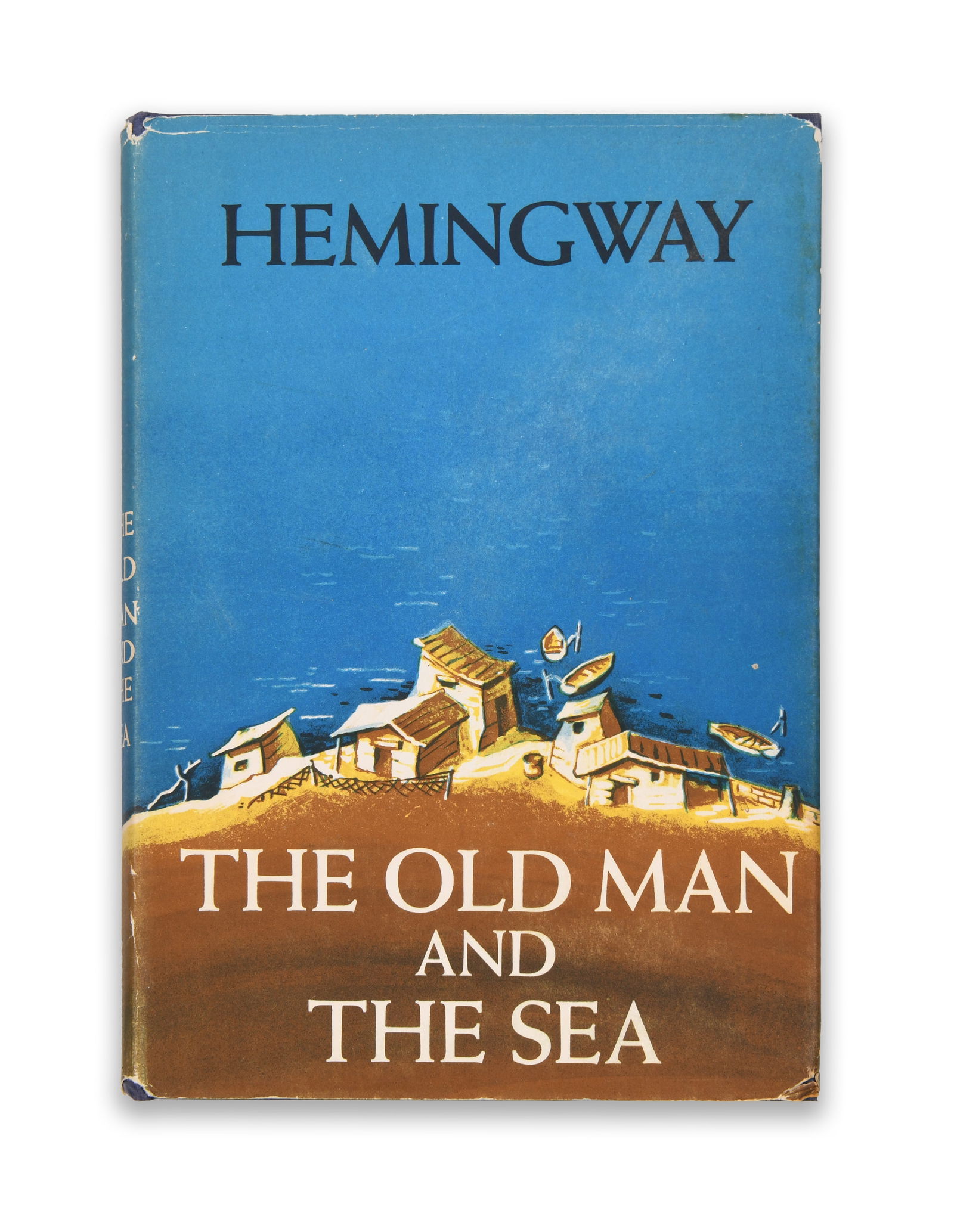 ERNEST HEMINGWAY (1899–1961), SIGNED COPY OF THE OLD MAN AND THE SEA, 1952: ERNEST HEMINGWAY (1899–1961), SIGNED COPY OF THE OLD MAN AND THE SEA, 1952Provenance and Authenticity:This item includes a certificate of authenticity. This copy of The Old Man and the Sea bears a