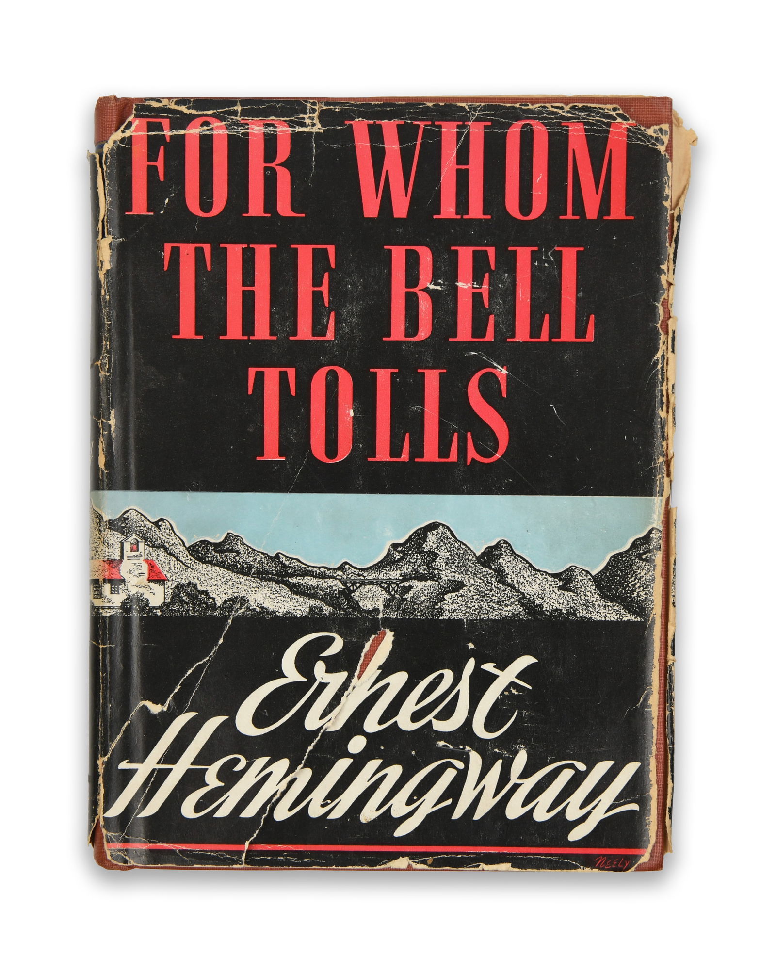 ERNEST HEMINGWAY (1899–1961), SIGNED COPY OF FOR WHOM THE BELL TOLLS, 1943: ERNEST HEMINGWAY (1899–1961), SIGNED COPY OF FOR WHOM THE BELL TOLLS, 1943Provenance and Authenticity:This item includes a certificate of authenticity. This copy of For Whom the Bell Tolls bears a