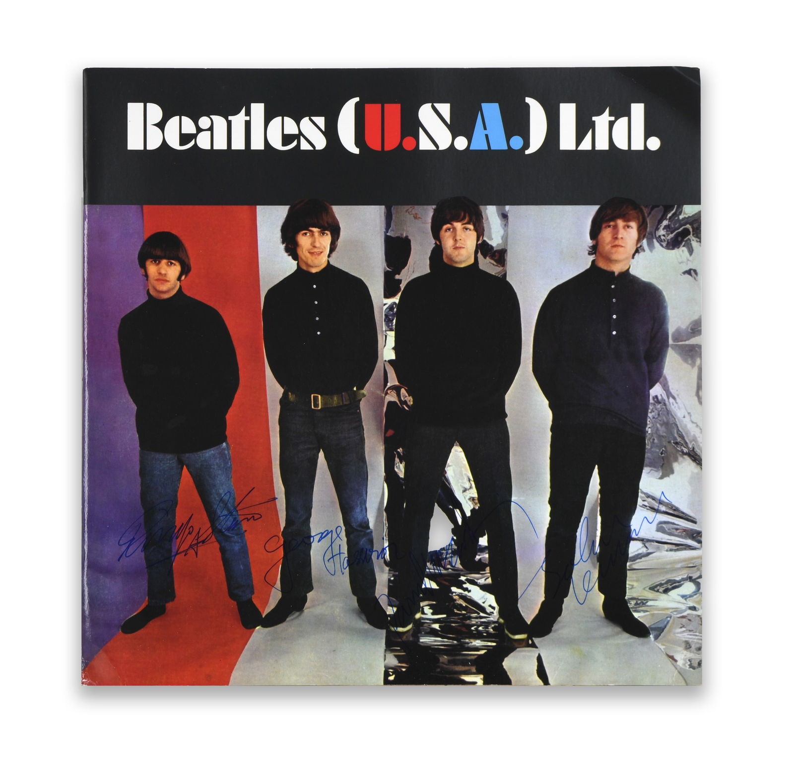 THE BEATLES, SIGNED BEATLES (U.S.A.) LTD. PROMOTIONAL PHOTOGRAPH, CIRCA 1960S (1 of 2)