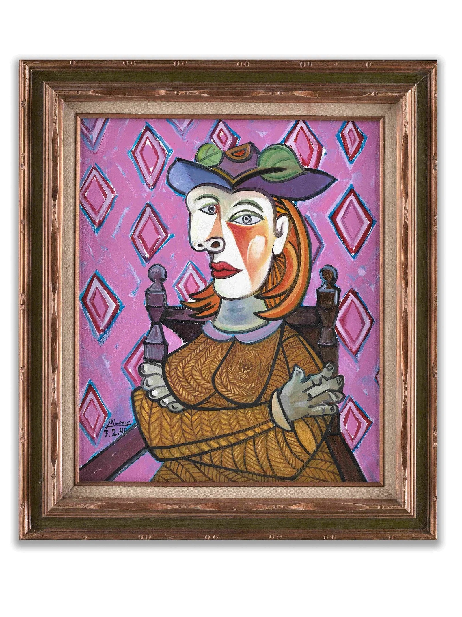 PABLO PICASSO (1881-1973), ATTRIBUTED TO, OIL ON CANVAS (1 of 2)