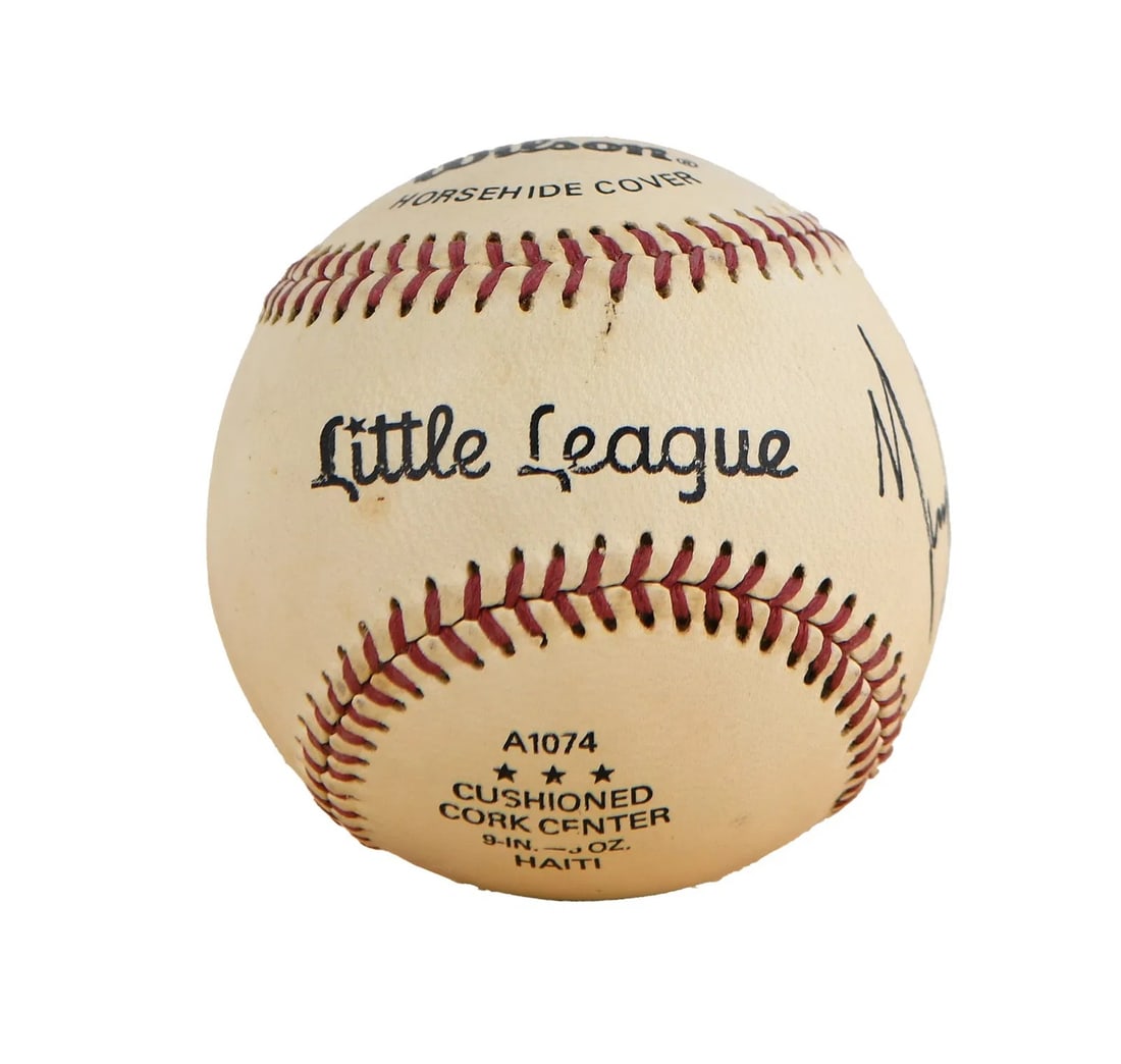 MICHAEL JACKSON (1958–2009), SIGNED BASEBALL - 2