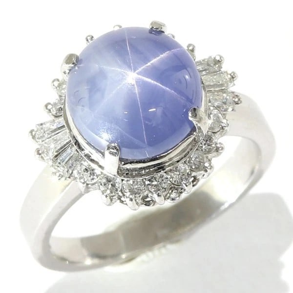 STAR SAPPHIRE RING PLATINUM (1 of 2)