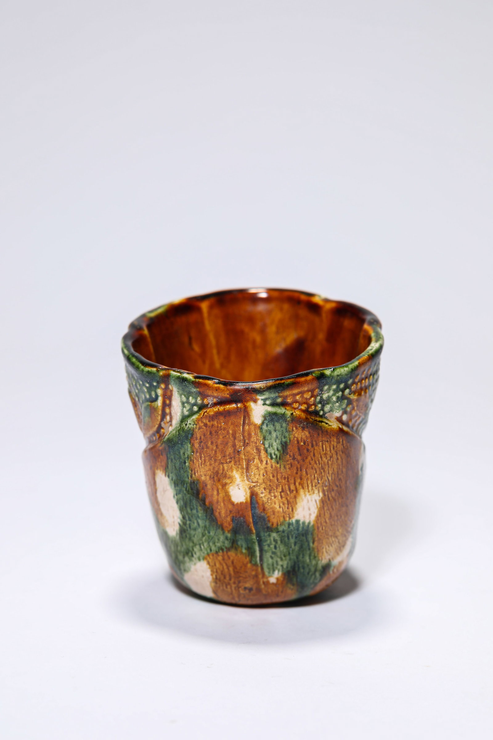 A SANCAI-GLAZED CUP - 3