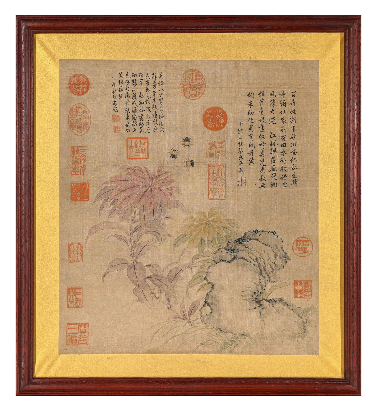 ZOU YIGUI (1686-1772), ATTRIBUTED TO, FLOWERS (1 of 4)