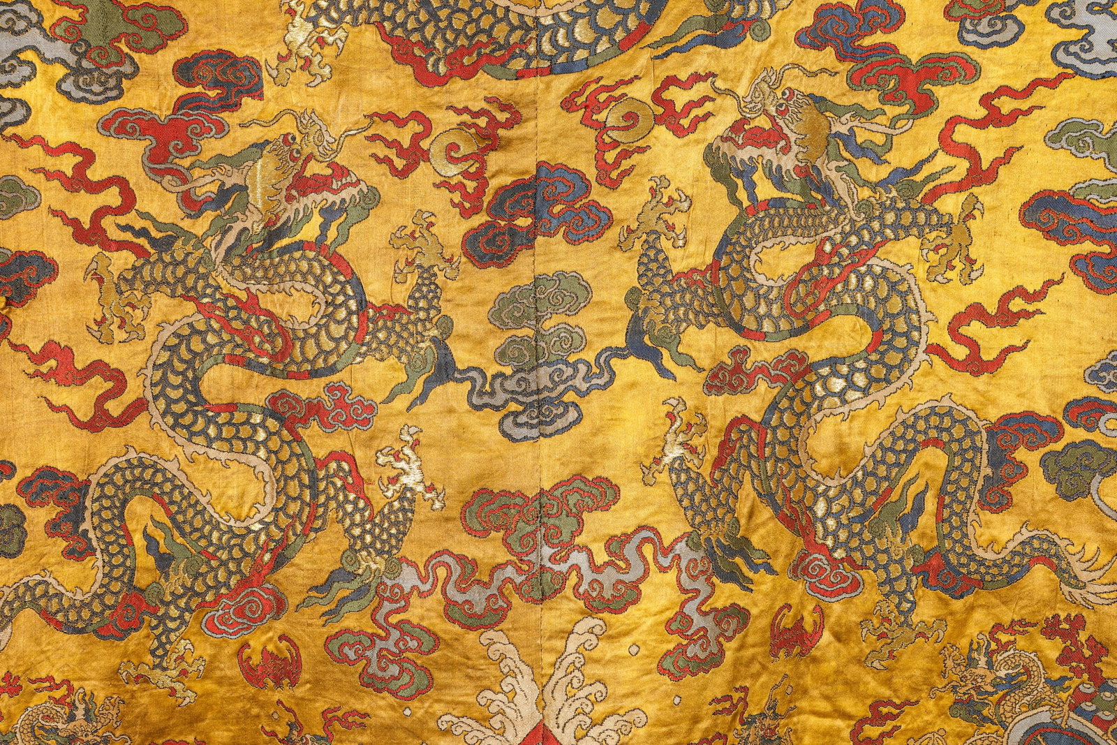 A BROCADE 'DRAGON' ROBE - 4