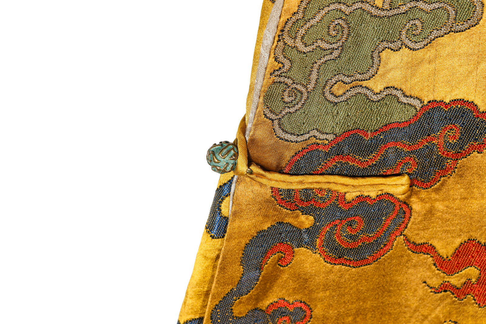 A BROCADE 'DRAGON' ROBE - 5