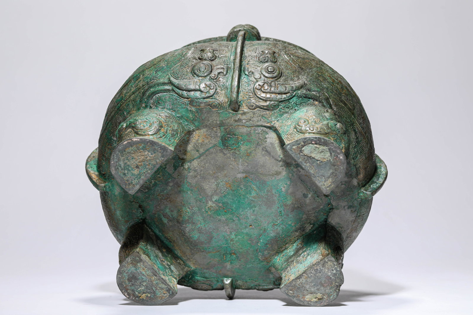 A BRONZE 'OWL-FORM' YOU - 7