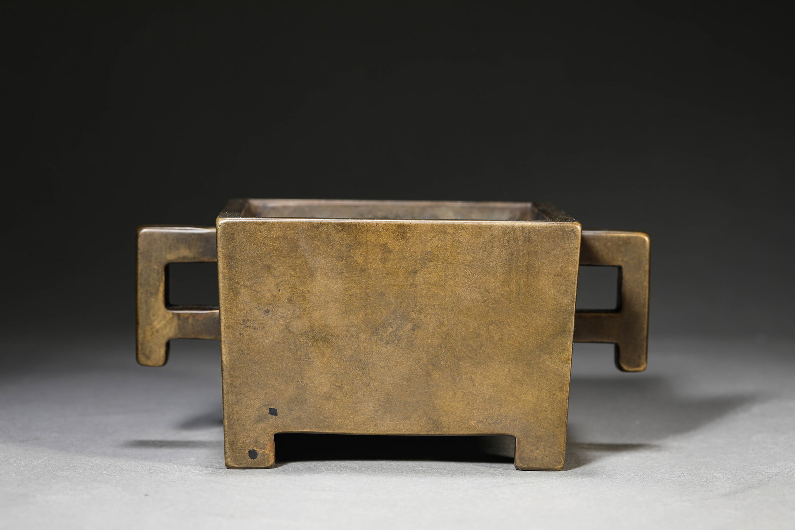 A BRONZE 'TROUGH-FORM' CENSER - 3