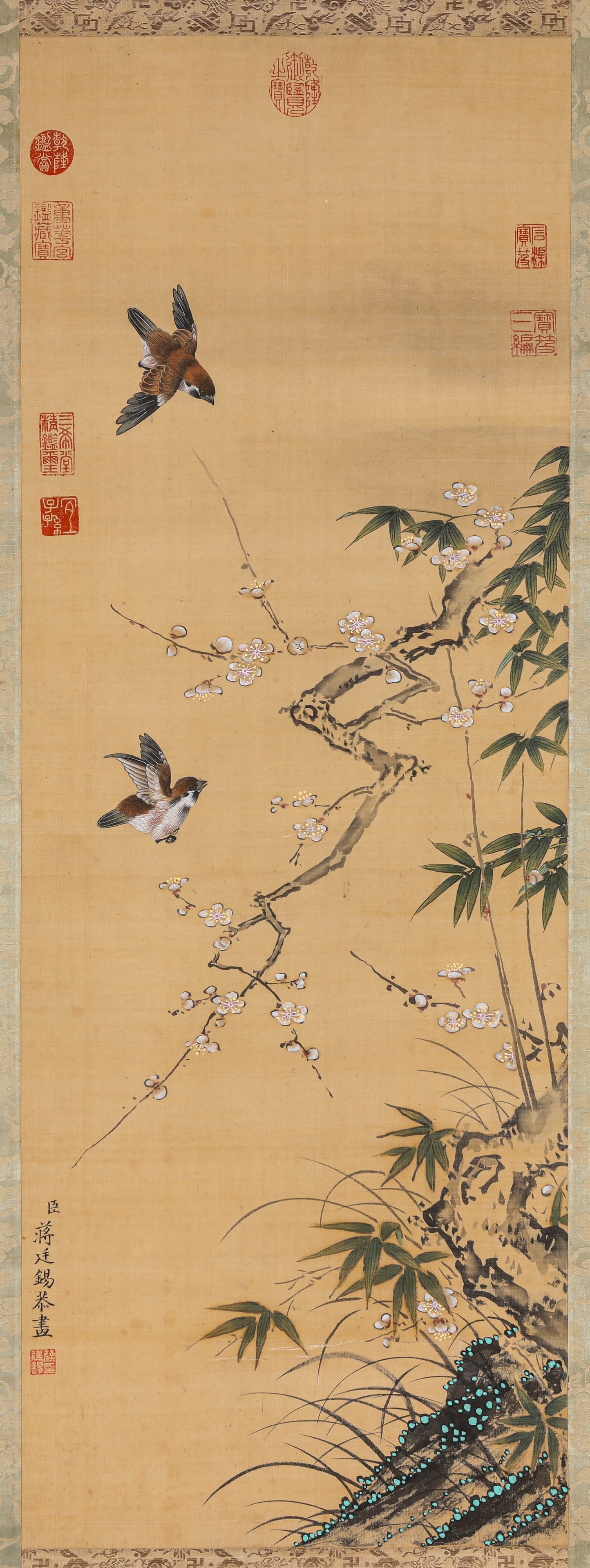 JIANG TINGXI (1669-1732), ATTRIBUTED TO, FLOWER-AND-BIRD (1 of 6)