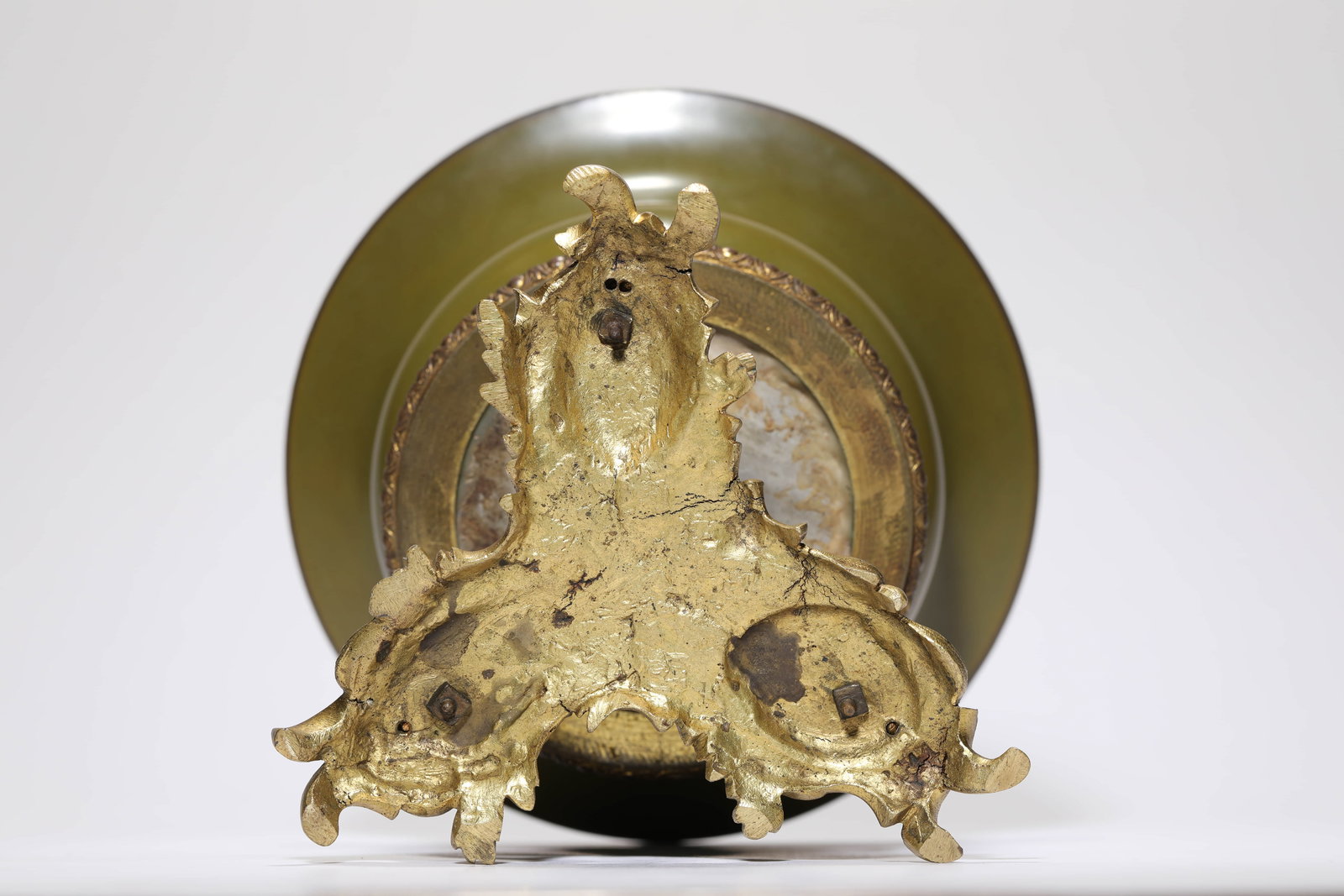 A TEA-DUST-GLAZED SPITTOON - 6