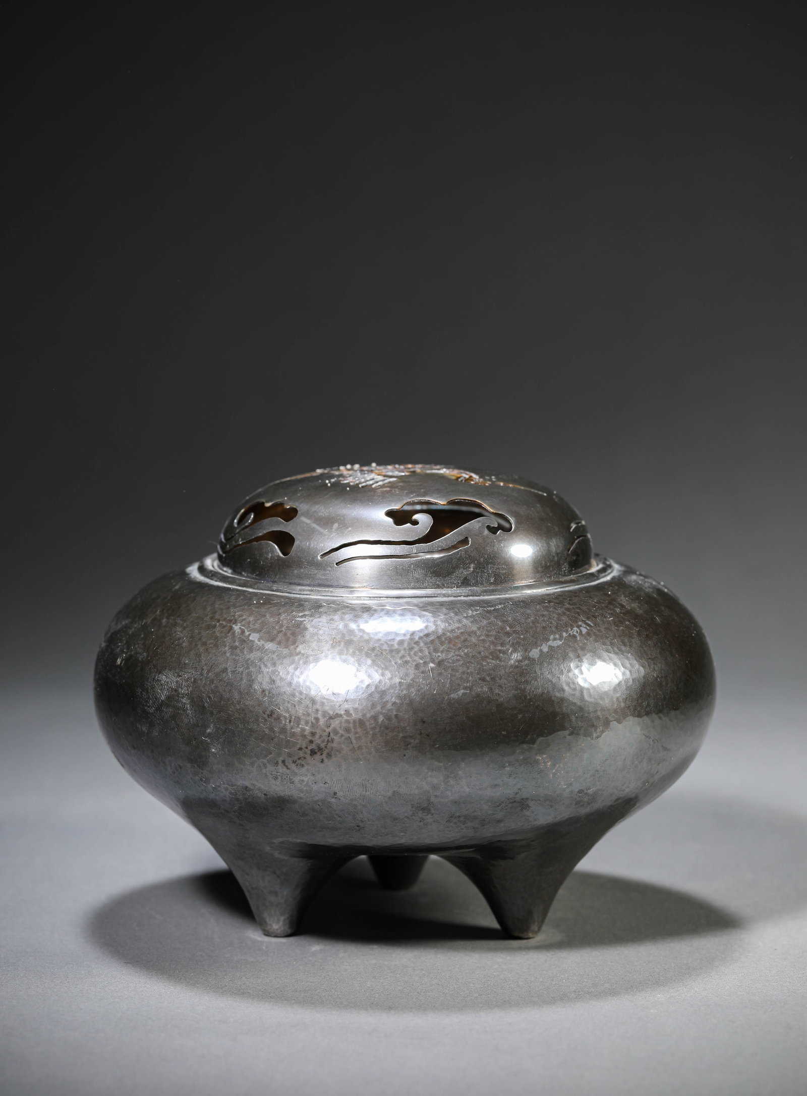A SILVER CENSER - 3