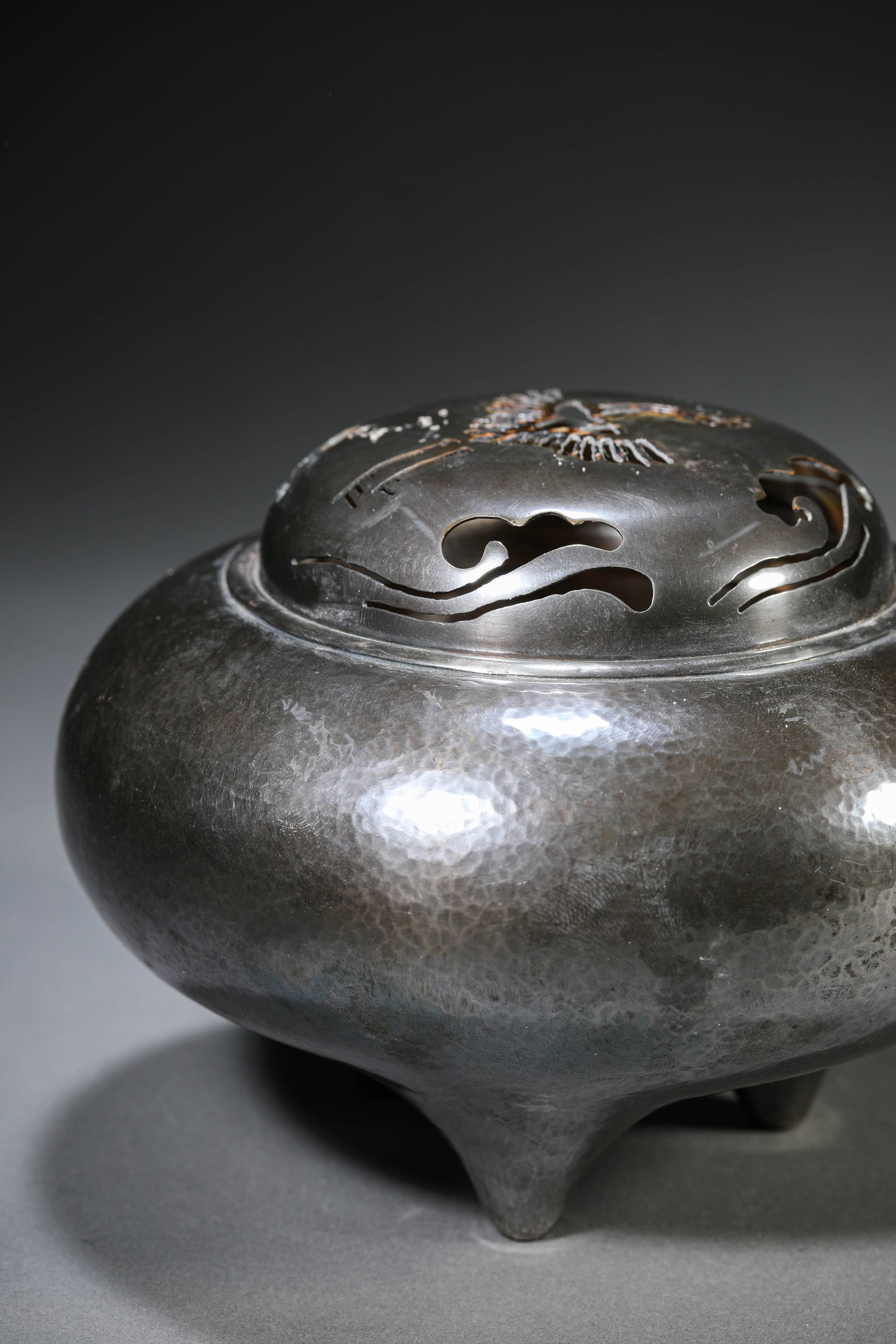 A SILVER CENSER - 4