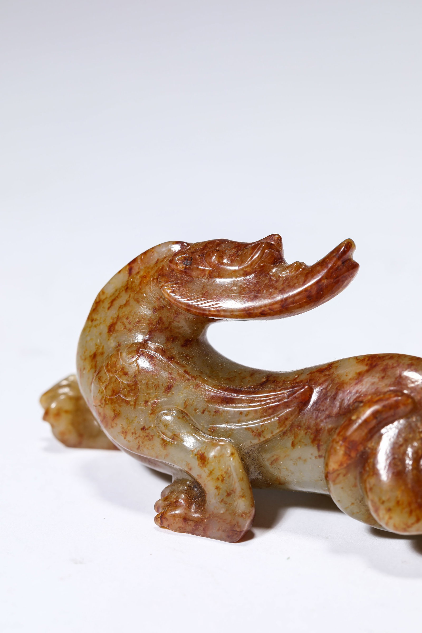 A JADE 'AUSPICIOUS BEAST' - 2