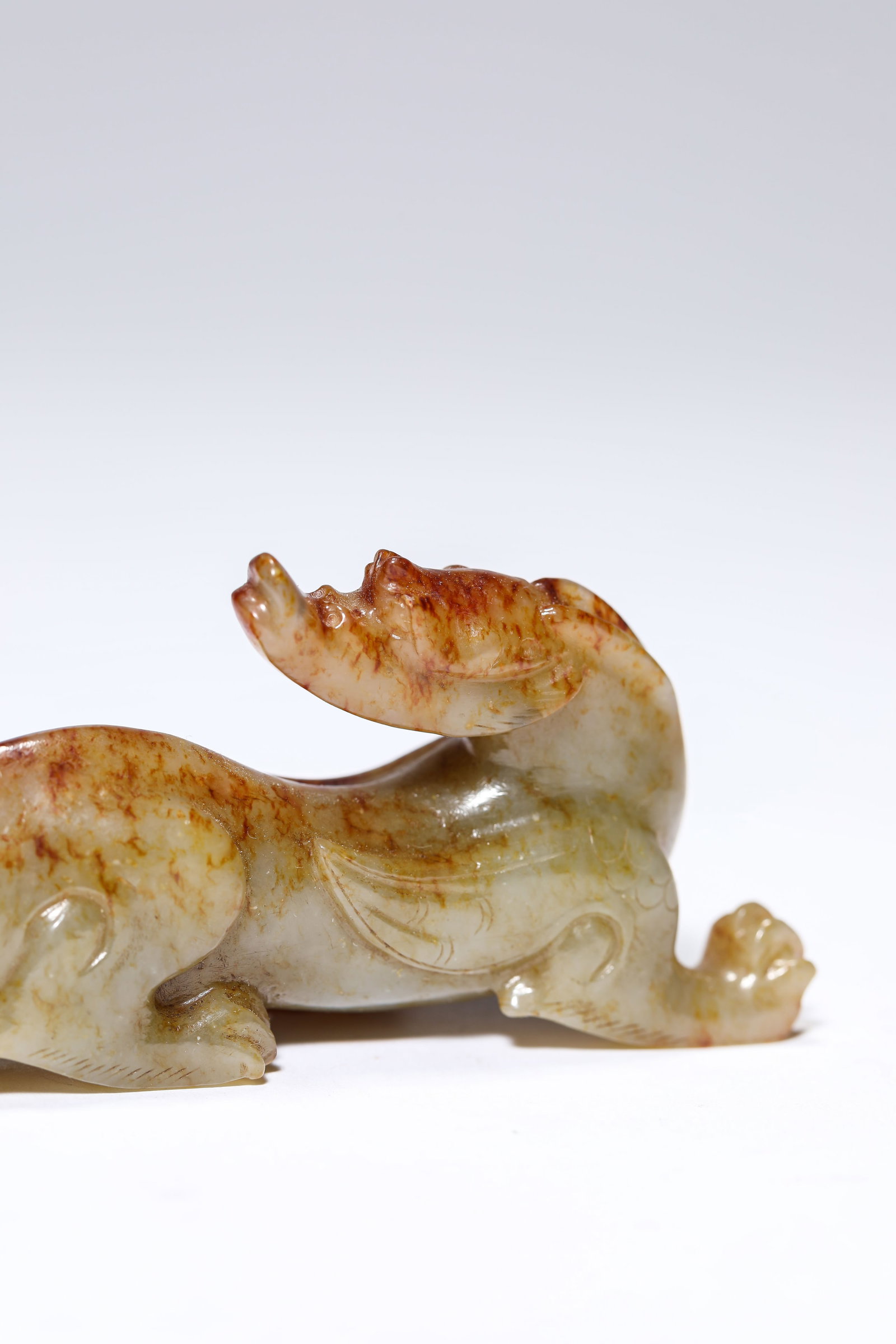 A JADE 'AUSPICIOUS BEAST' - 4