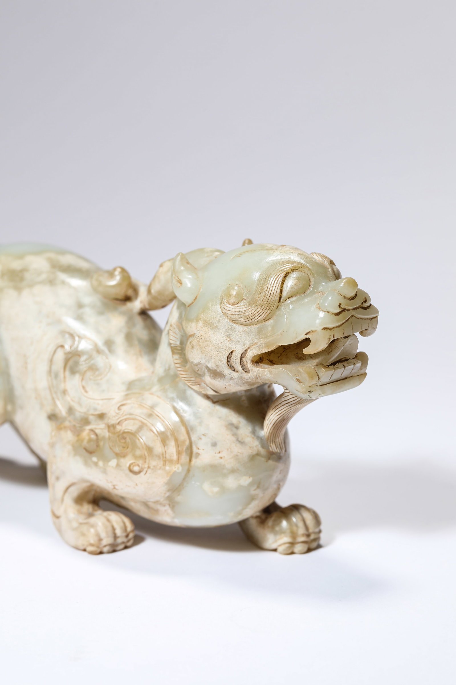 A JADE 'AUSPICIOUS BEAST' - 2