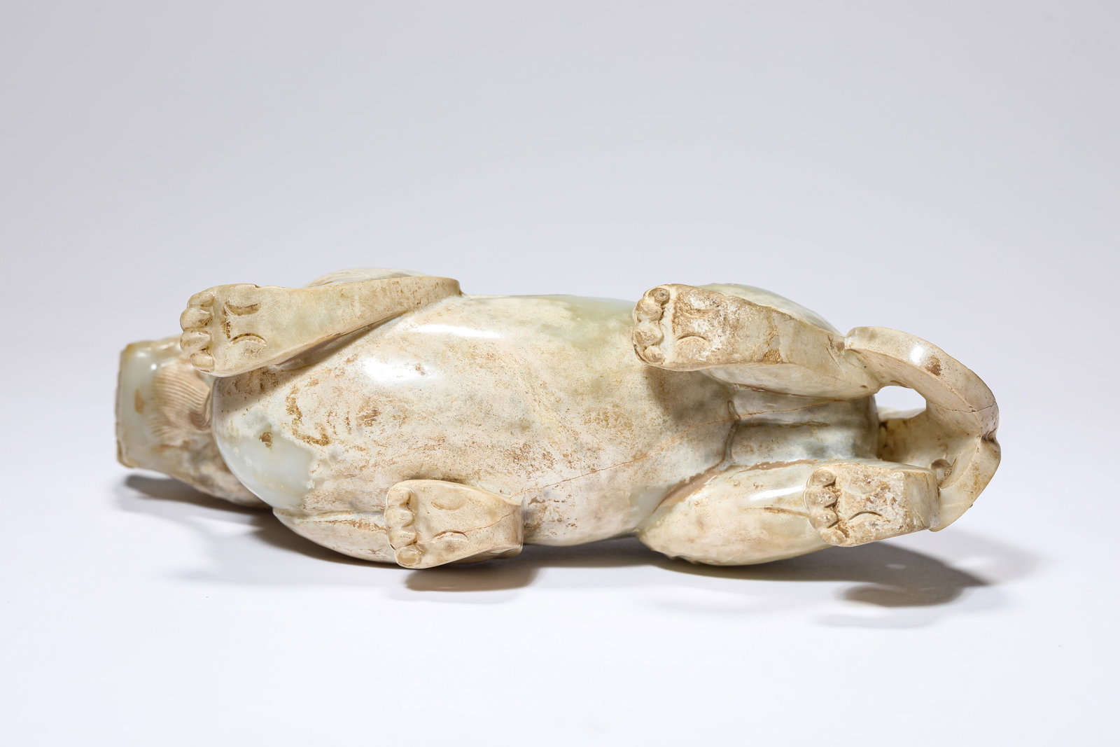 A JADE 'AUSPICIOUS BEAST' - 5