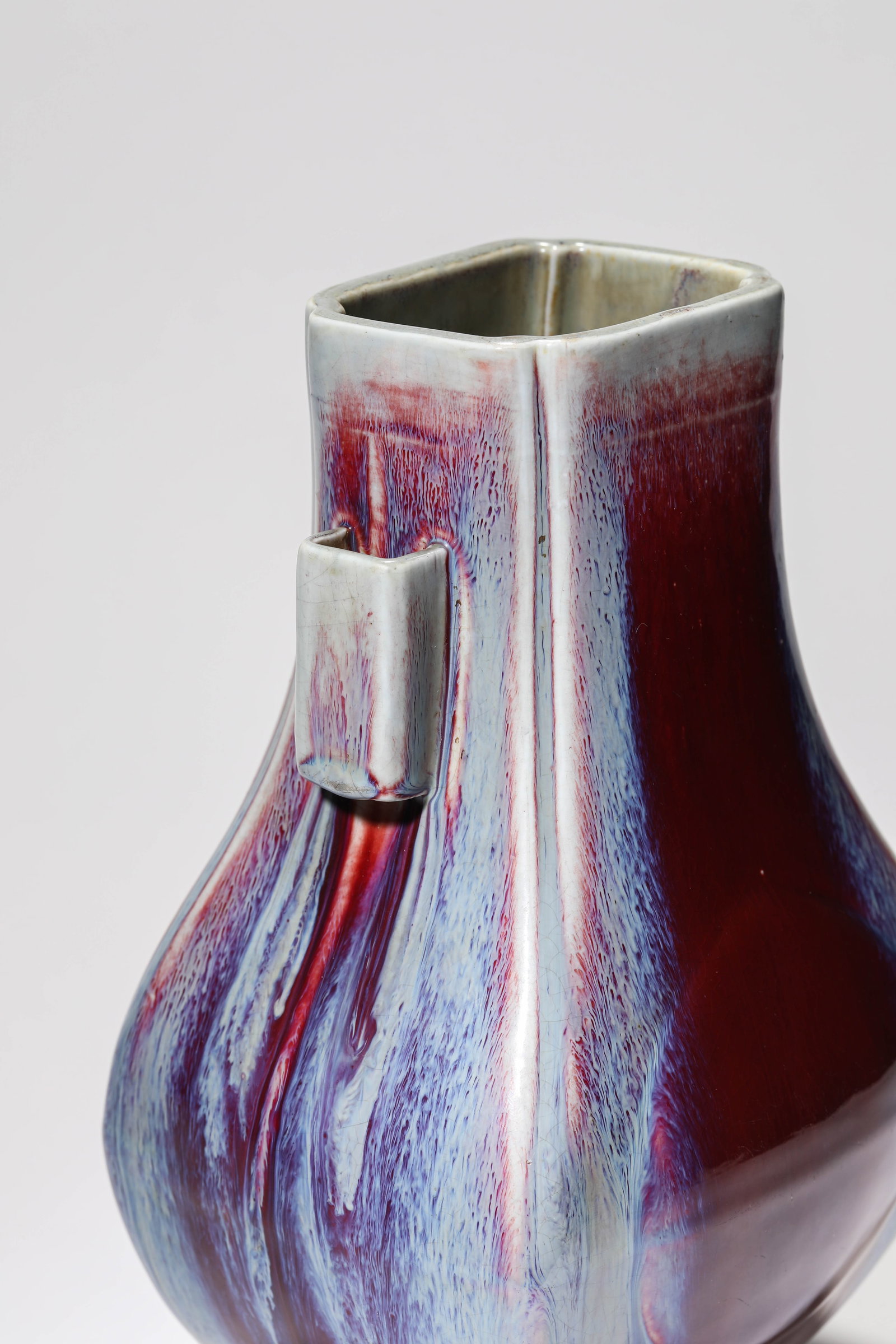 A FLAMBE-GLAZED VASE - 3