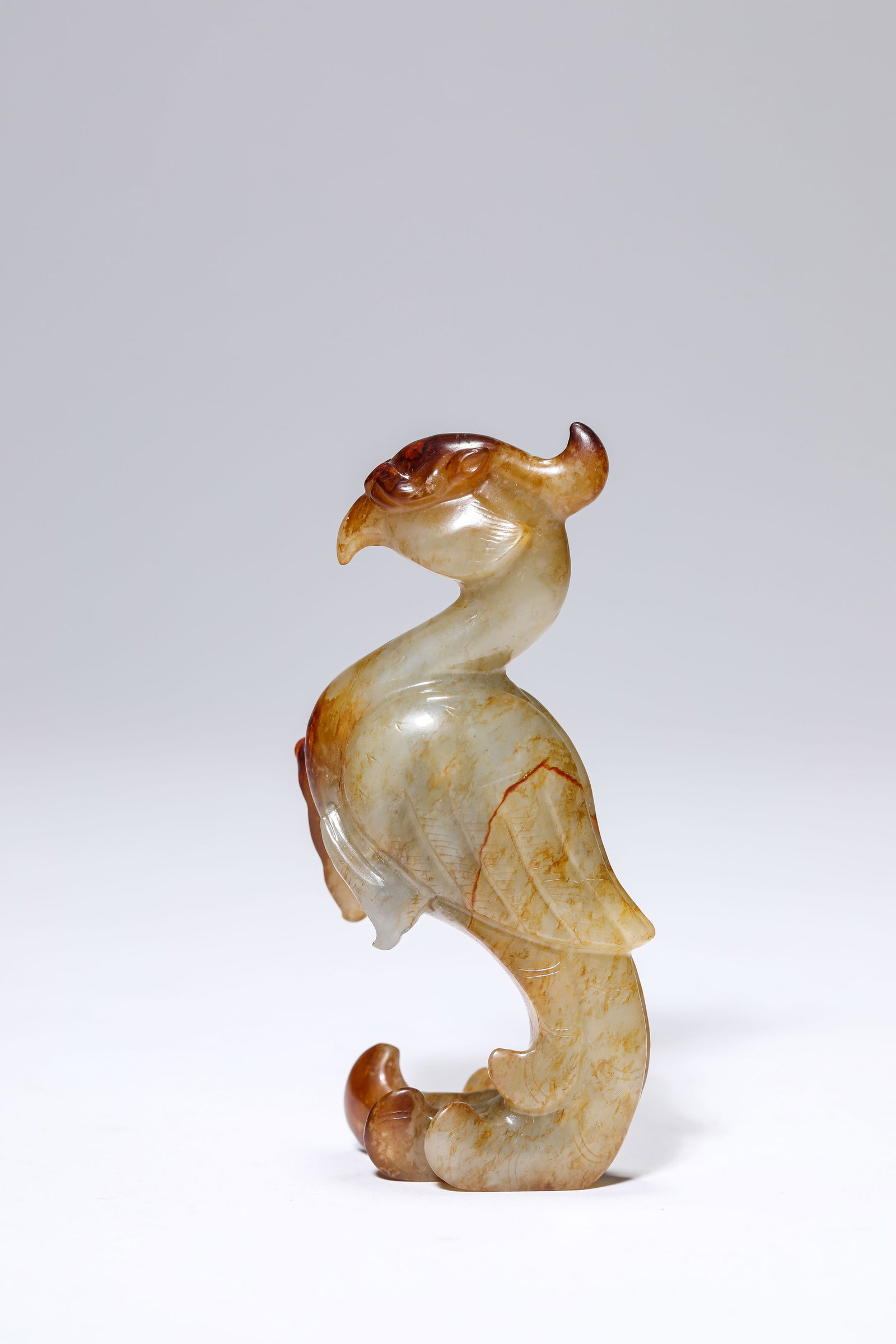 A JADE 'VERMILION BIRD' - 3