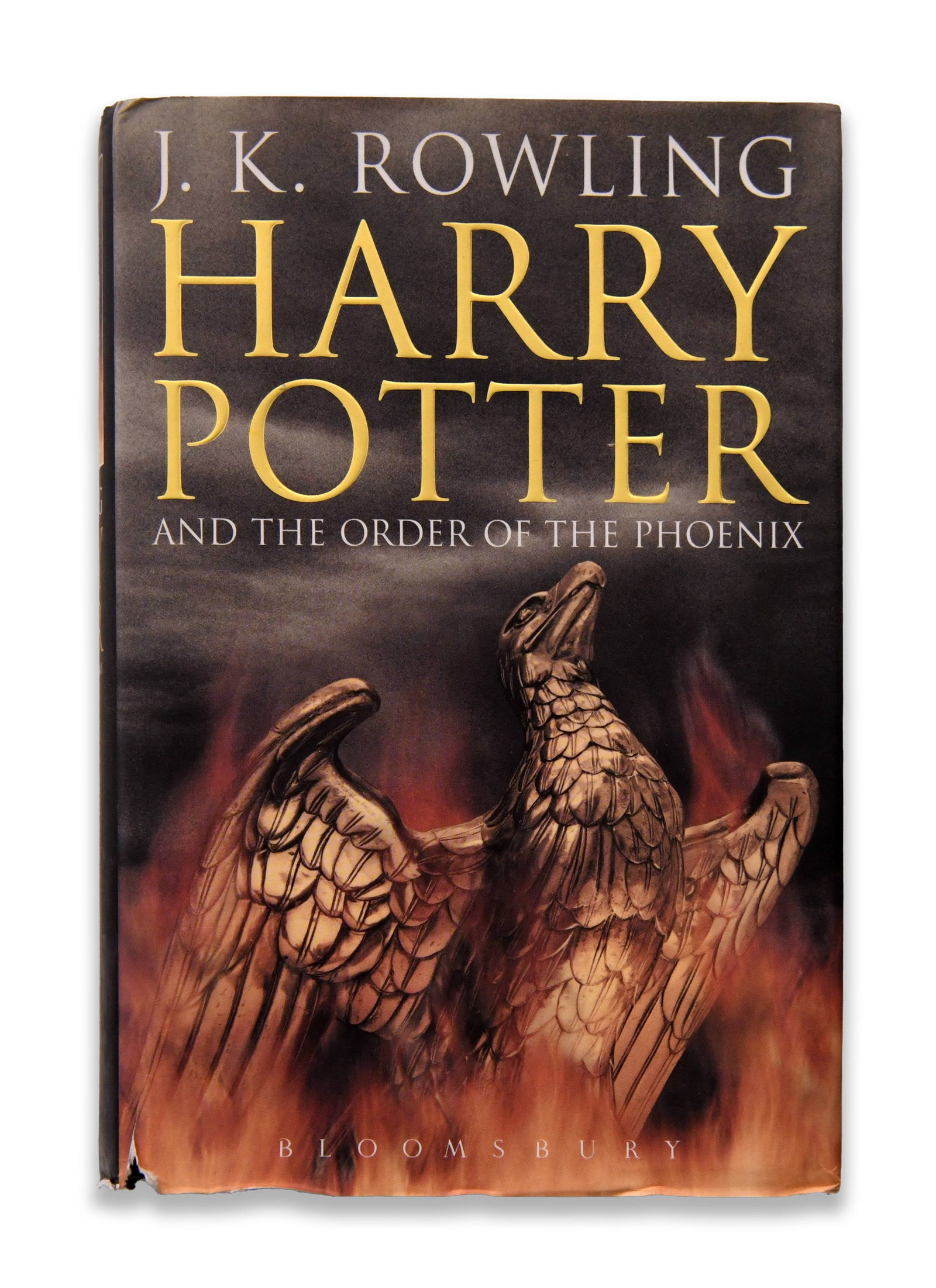 J.K. ROWLING SIGNED HARRY POTTER AND THE ORDER OF THE PHOENIX BOOK: J.K. ROWLING SIGNED HARRY POTTER AND THE ORDER OF THE PHOENIX BOOK Provenance and Authenticity: The catalogue record documents J.K. Rowling signed Harry Potter and the Order of the Phoenix book