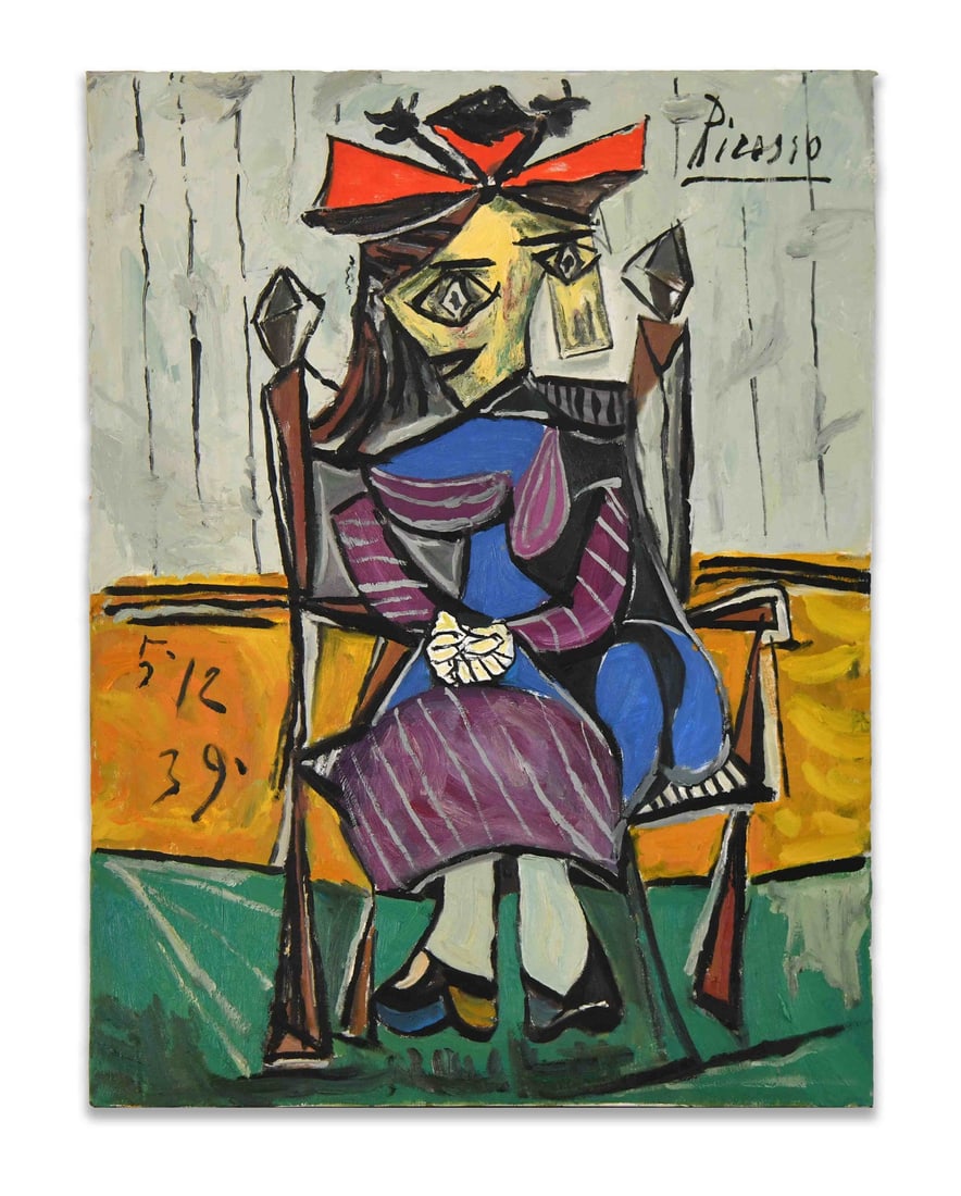 PABLO PICASSO (1881-1973), OIL ON CANVAS: PABLO PICASSO (1881-1973), OIL ON CANVAS Dimensions: Image size: 60.8 x 80.5 cm. All measured values are approximate. Provenance and Authenticity: For Pablo Picasso (1881-1973), Oil on Canvas, the