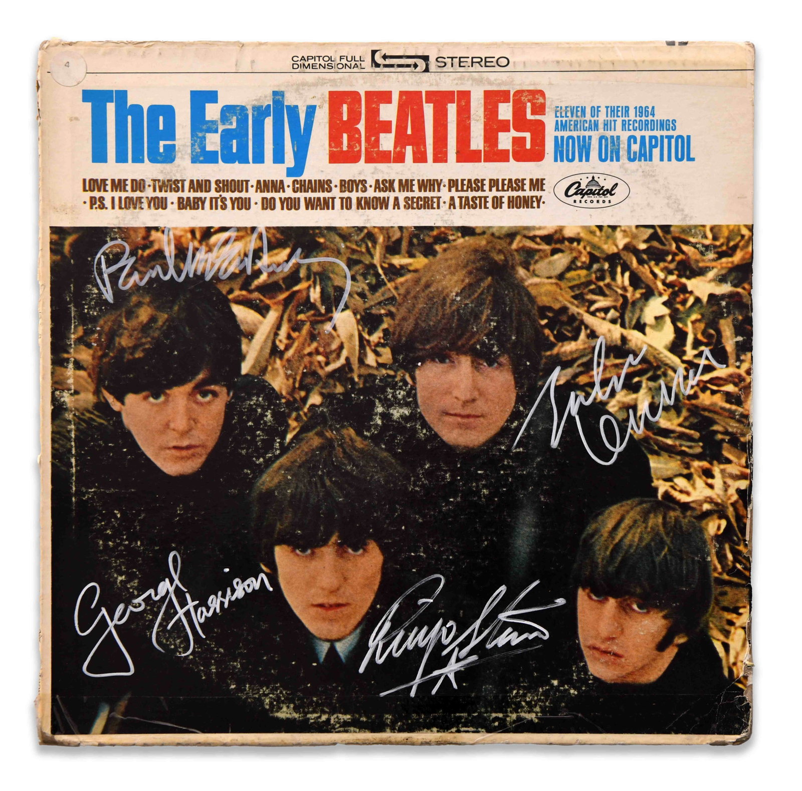 THE BEATLES FULLY SIGNED THE EARLY BEATLES LP (1 of 4)