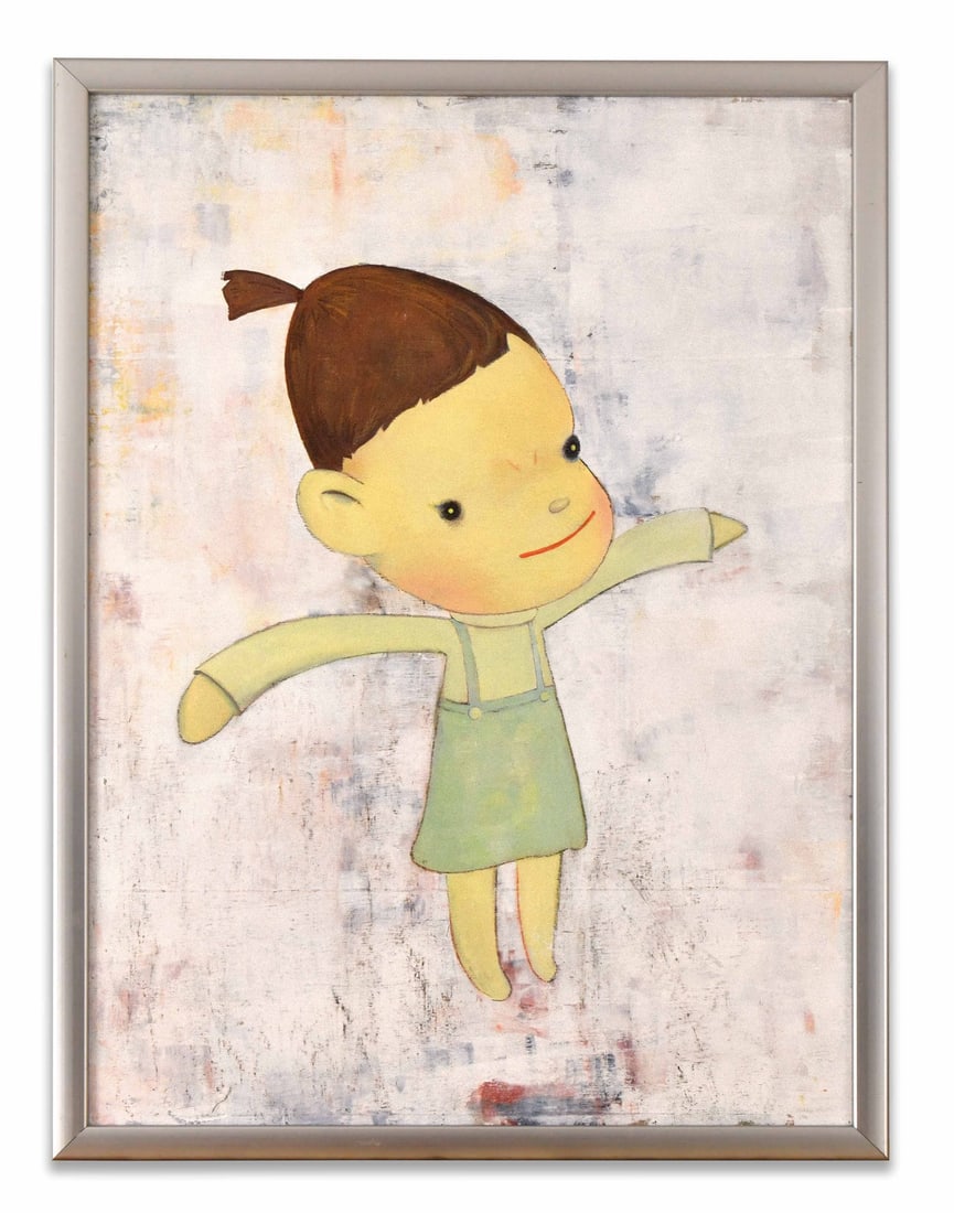 YOSHITOMO NARA (B. 1959), OIL ON CANVAS (1 of 2)