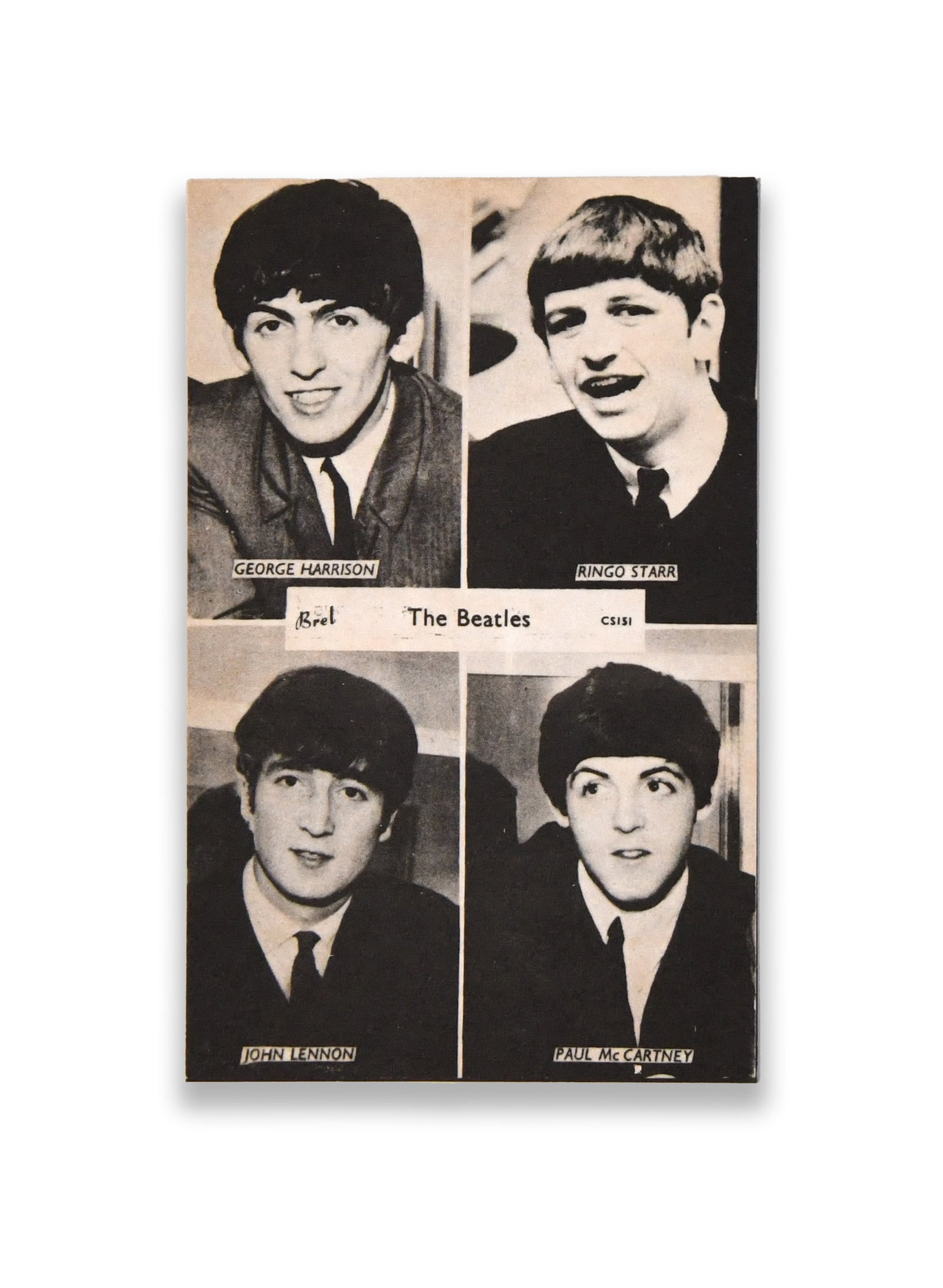 THE BEATLES - FULLY SIGNED 1963 CONCERT TOUR POSTCARD (C.T.A. LTD., LONDON) (1 of 2)