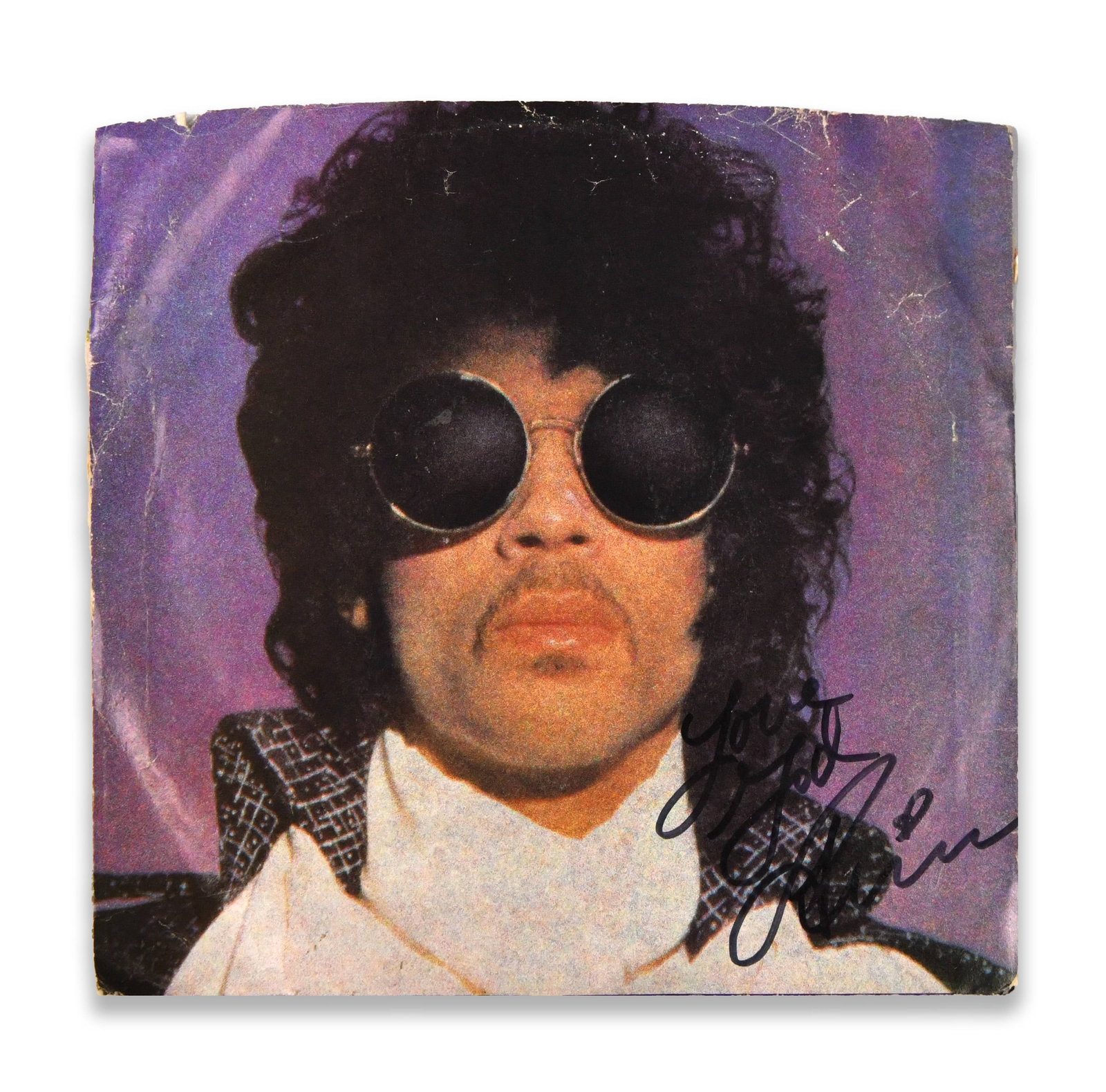 PRINCE - SIGNED "17 DAYS" 7-INCH SINGLE (PRINCE AND THE REVOLUTION, WARNER BROS., 1984): PRINCE - SIGNED "17 DAYS" 7-INCH SINGLE (PRINCE AND THE REVOLUTION, WARNER BROS., 1984) Provenance and Authenticity: The sleeve is signed in bold black marker by Prince, positioned prominently along t