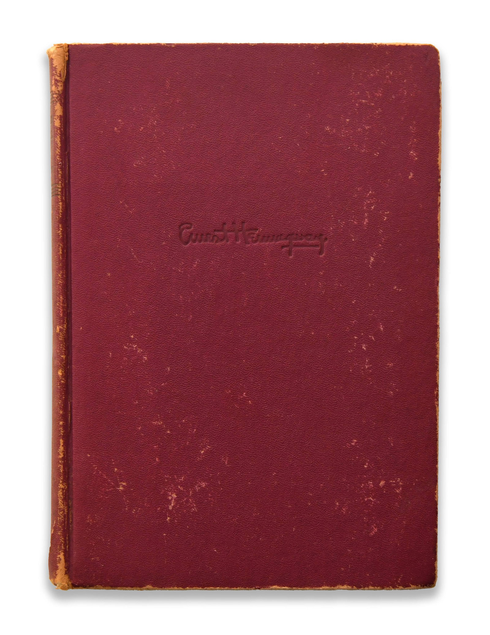 ERNEST HEMINGWAY SIGNED FOR WHOM THE BELL TOLLS BOOK: ERNEST HEMINGWAY SIGNED FOR WHOM THE BELL TOLLS BOOK Provenance and Authenticity: The supplied photographs for Ernest Hemingway signed For Whom the Bell Tolls book record more than the autograph