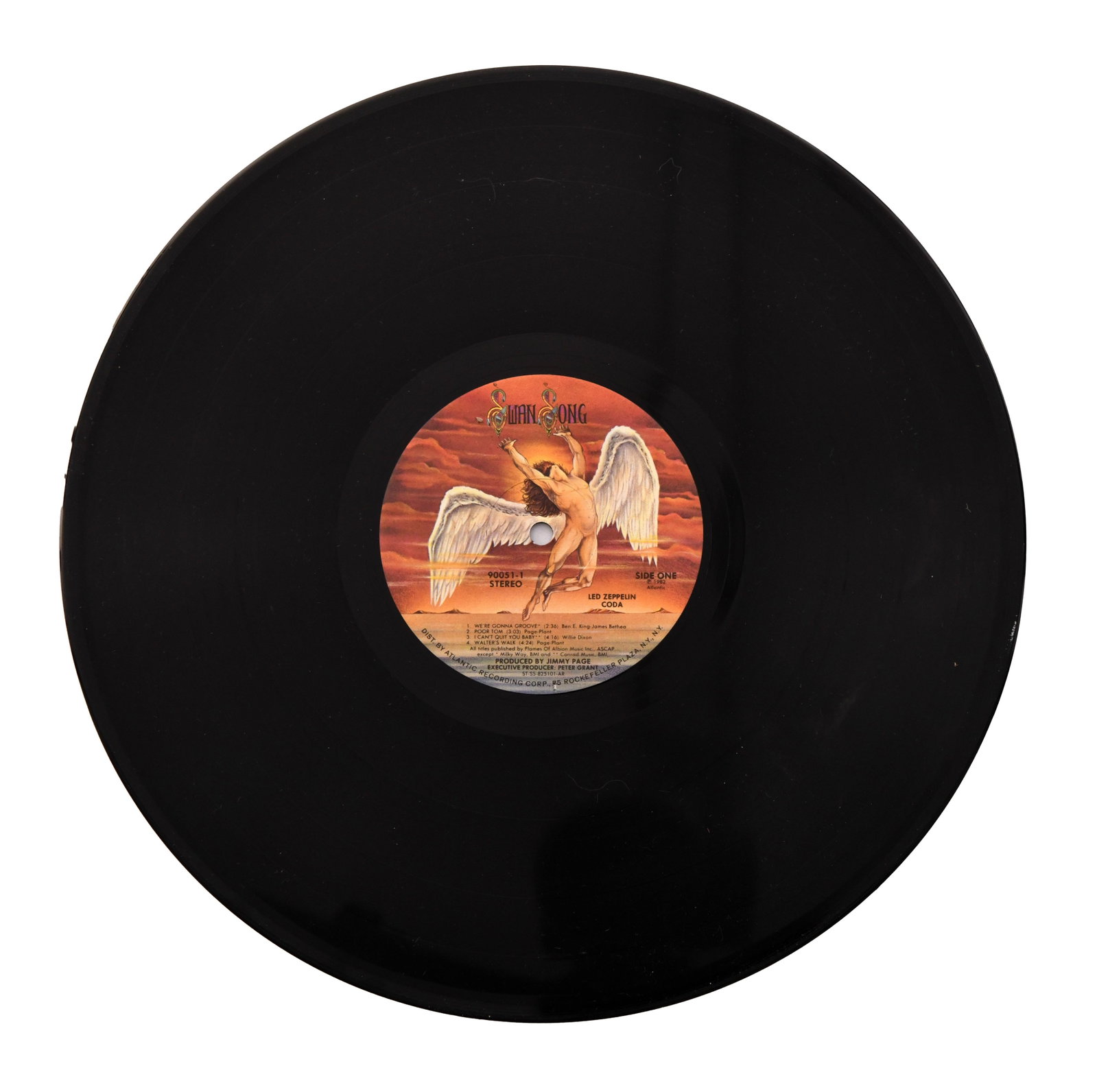 LED ZEPPELIN FULLY SIGNED CODA LP - 5