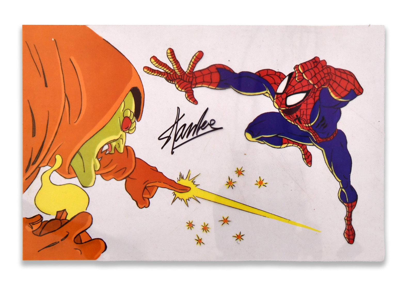 STAN LEE SIGNED SPIDER-MAN ILLUSTRATION (1 of 1)