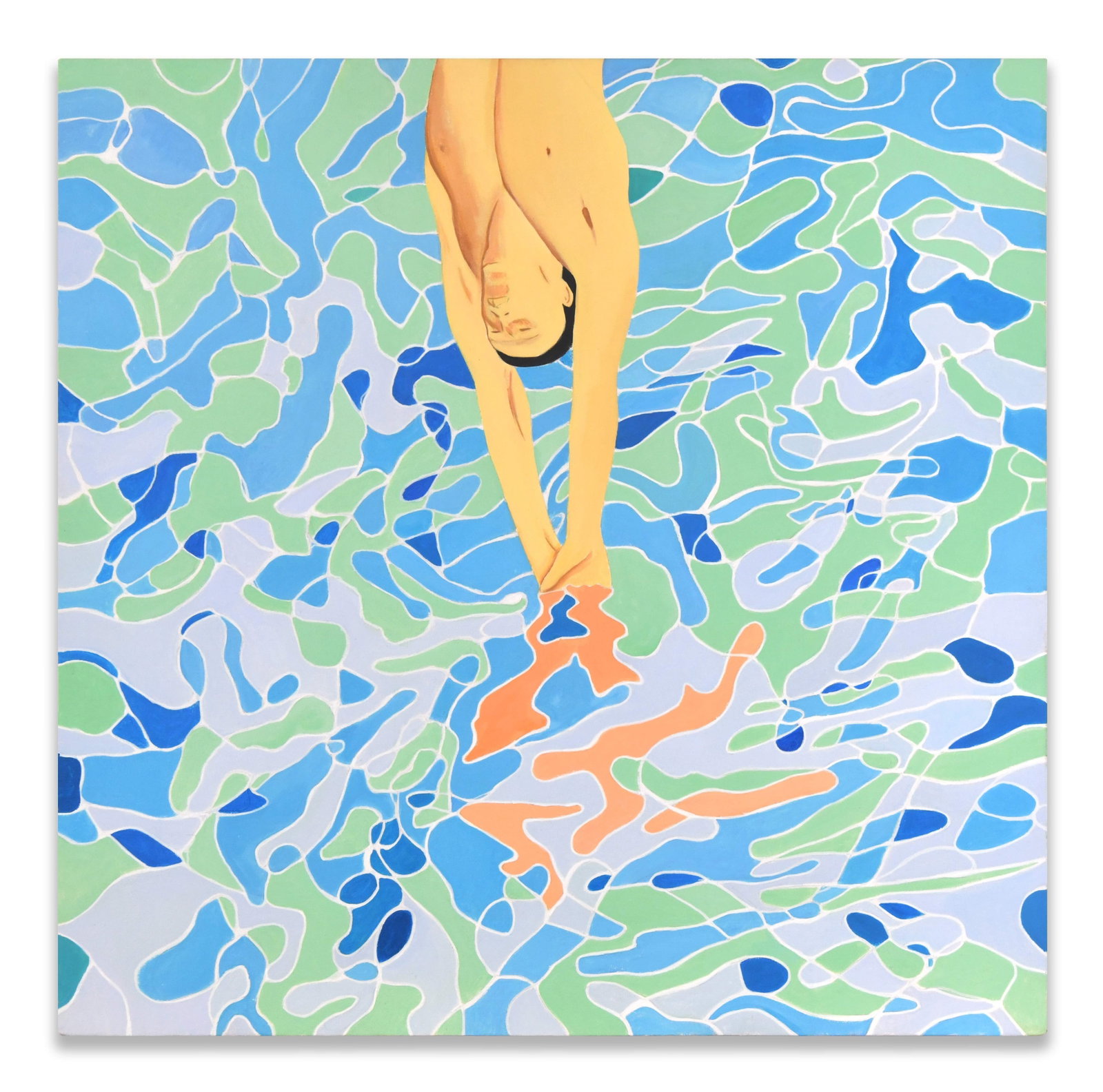 DAVID HOCKNEY (B. 1937), ACRYLIC ON CANVAS (1 of 2)