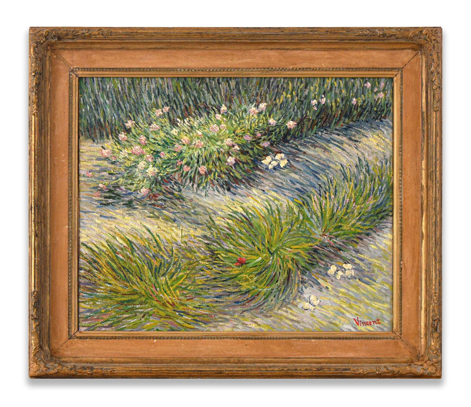 VINCENT VAN GOGH (1853-1890), OIL ON CANVAS: VINCENT VAN GOGH (1853-1890), OIL ON CANVAS Dimensions: Image size: 50 x 60 cm. All measured values are approximate. Outer frame size: 66.2 x 78.5 cm. All measured values are approximate. Provenance