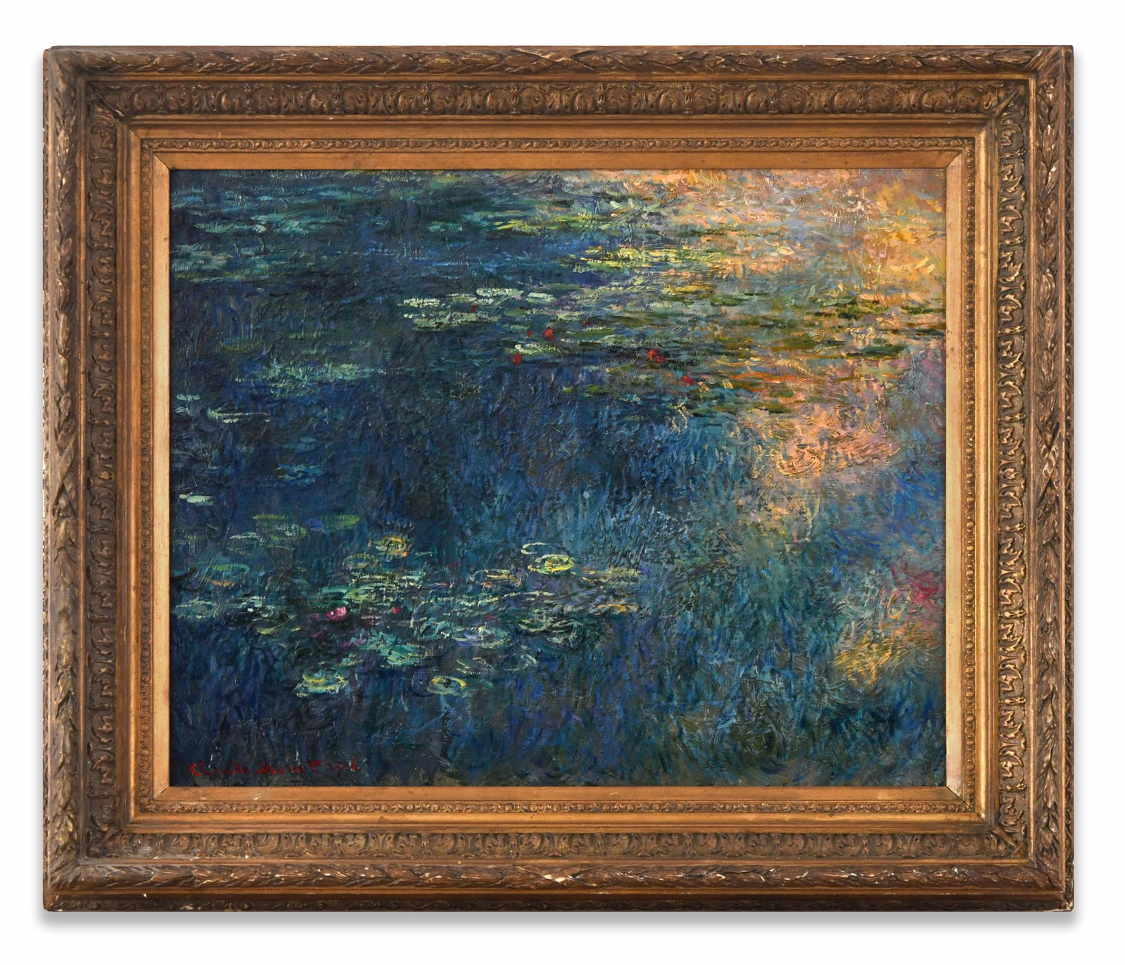 CLAUDE MONET (1840-1926), OIL ON CANVAS: CLAUDE MONET (1840-1926), OIL ON CANVAS Dimensions: Image size: 52.8 x 64.8 cm. All measured values are approximate. Outer frame size: 73 x 85 cm. All measured values are approximate. Provenance and A