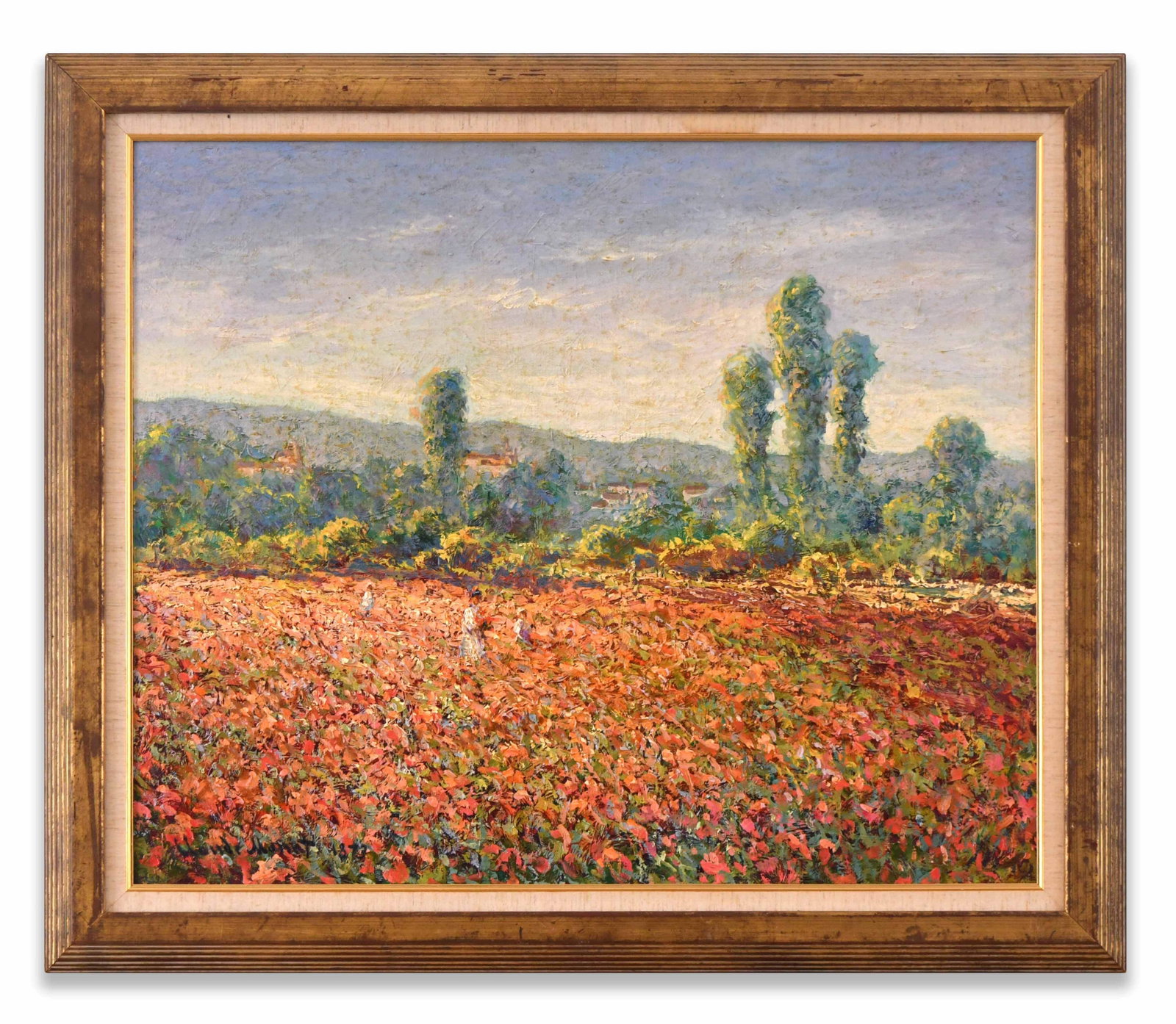 CLAUDE MONET (1840-1926), ATTRIBUTED TO,OIL ON CANVAS: CLAUDE MONET (1840-1926), ATTRIBUTED TO,OIL ON CANVAS Dimensions: Image size: 60.4 x 72.4 cm. All measured values are approximate. Outer frame size: 73.7 x 85.9 cm. All measured values are